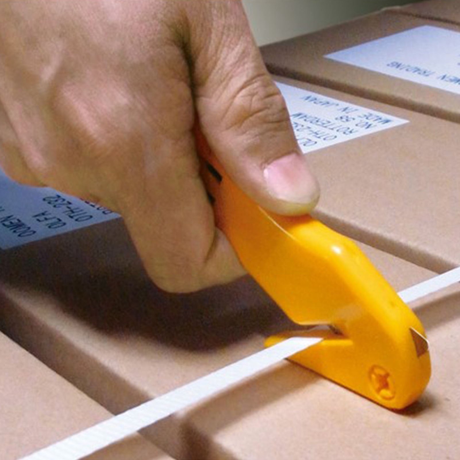 Sk-10 Gelbes Anti-schnitt-handmesser, Neues Japanisches Olfa Sicherheitsarbeitsmesser, Sk-10 Dosenöffnermesser Mit Versteckter Schneideklinge.