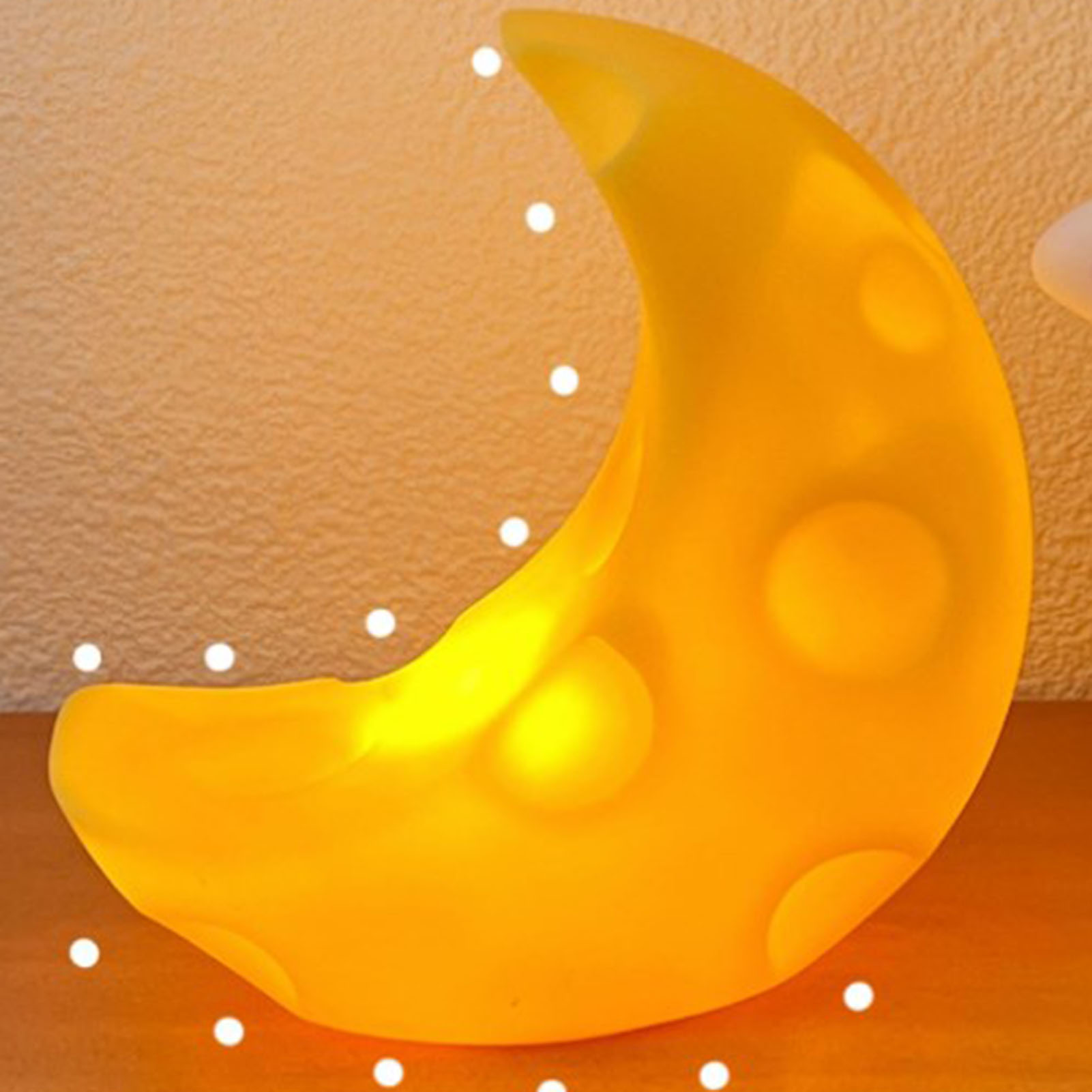 Kreatives, Elegantes Und Niedliches Mond-nachtlicht, Ideal Für Studentenzimmer, Als Nachttischlampe, Dekorative Tischlampe Oder Stimmungslicht.
