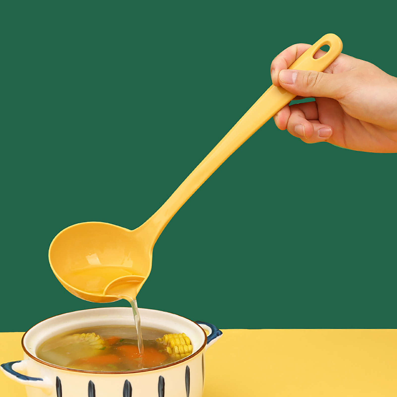 Ölabscheiderlöffel, Fonduekelle, Kreatives Küchenutensil, Öl- Und Suppenabscheider Für Den Haushalt, Ölfilter, Haushaltslöffel.