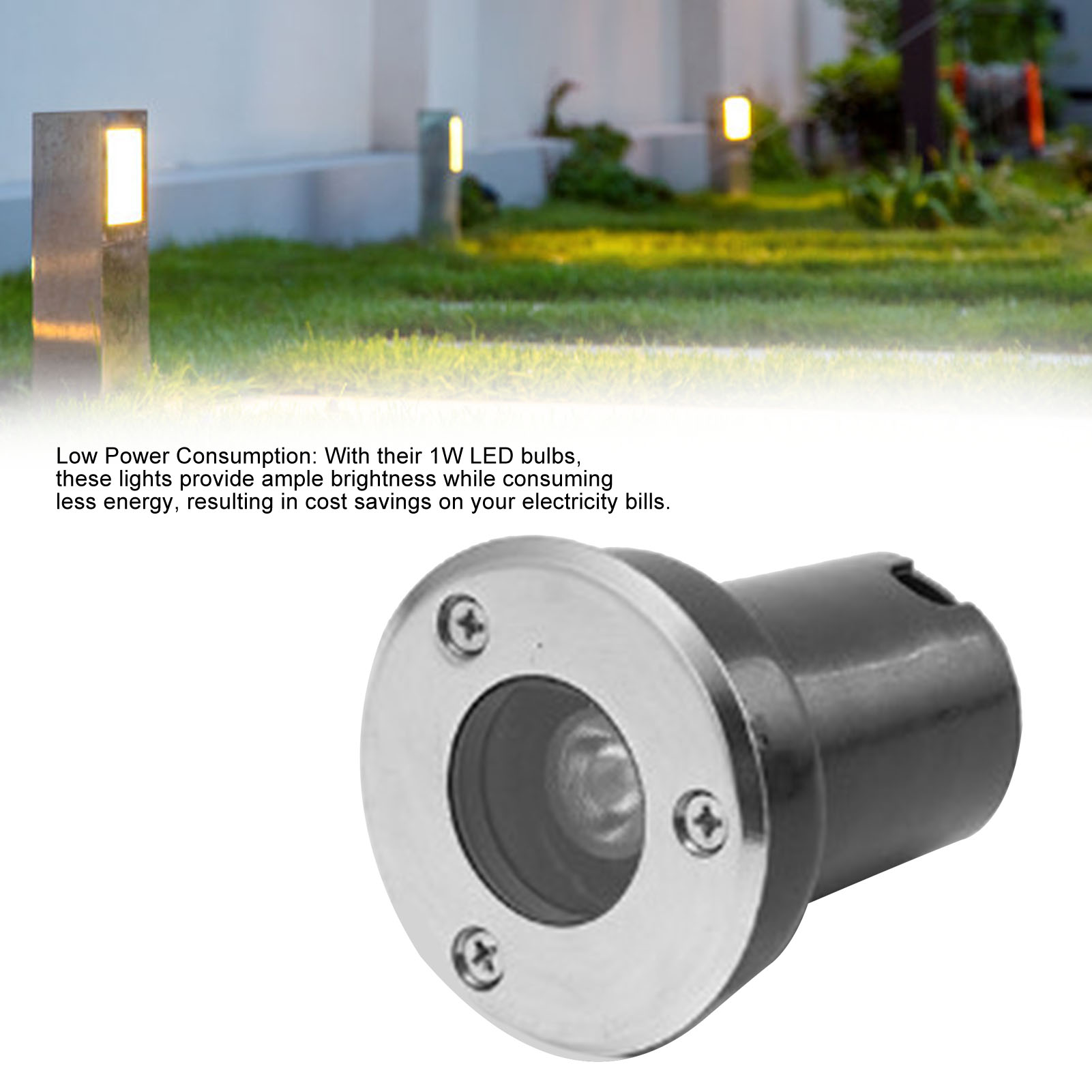 Gartenlampen, Wasserdichte Led-einbaustrahler Für Den Außenbereich, Farbige Gartenbeleuchtung Für Villen, Flutlichter