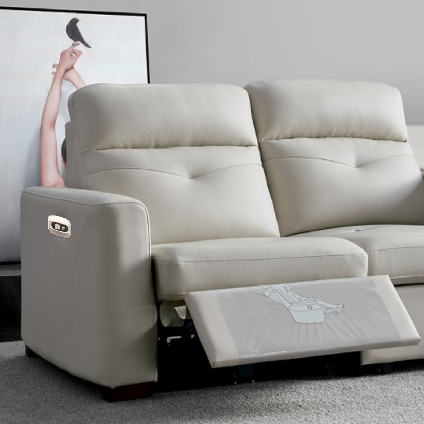 Manuelle Steuerung Mit Elektrischem Linearantrieb, Kabelgebundene Elektrische Steuerung, Motor, Elektrischer Drucktaster-controller, Schalter, Usb-wiederaufladbarer Elektrischer Sofa-controller, 12-29