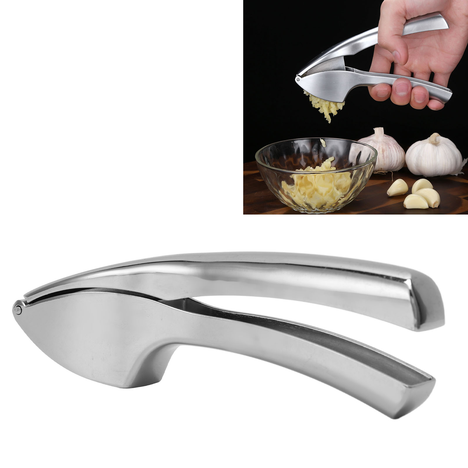 Knoblauchpresse, Knoblauchstößel, Manueller Knoblauchzerkleinerer