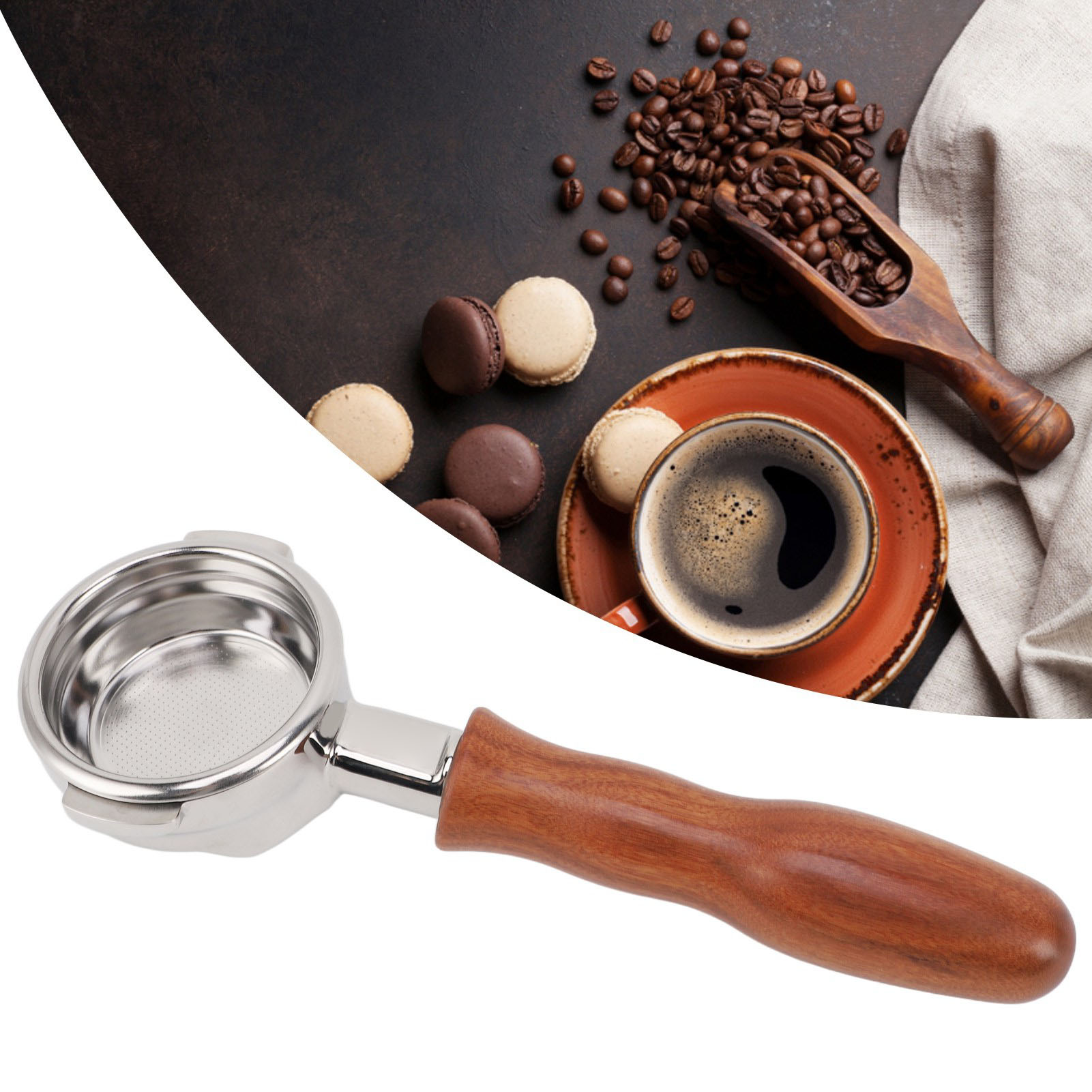 Universeller Bodenloser Griff Für E61 Kaffeemaschinen, Kompatibel Mit 58-mm-griffen Der Serien Rocket, Pegasus Und Aibo.