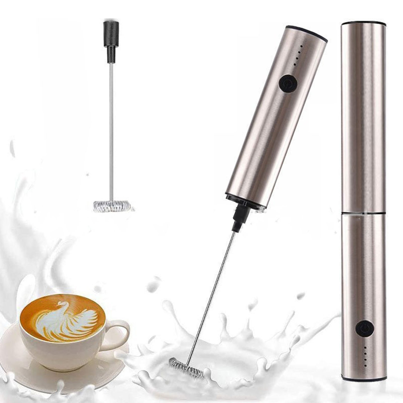 Elektrischer Schneebesen, Tragbarer Schneebesen Für Eiweiß Und Sahne, Mini-kaffeebesen, Mini-eierbesen