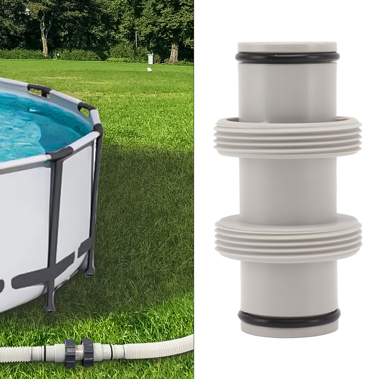 Intex 1,5"-auf-1,5"-geradverbinder Für Poolschlauch