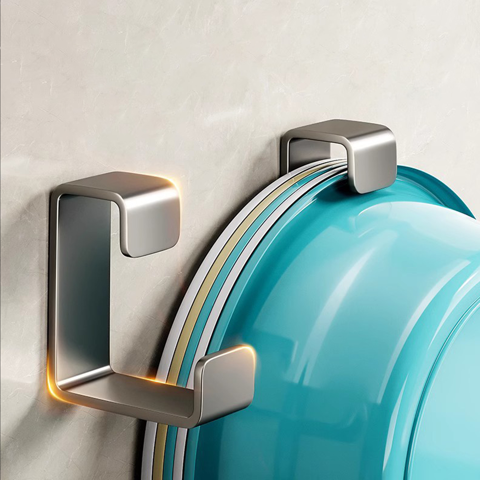 Edelstahl-spülbeckenhaken, Bohrfreies Aufbewahrungsgestell Für Badezimmerwaschbecken, Hängehalterung Für Badewanne/toilette.