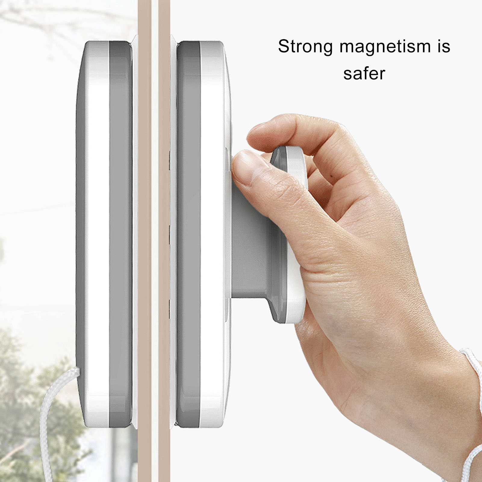 Geeignet Für Die Reinigung Von Doppelseitigen, Grauen Fenstern Mit Einer Dicke Von 3 Bis 10 Mm In Hochhäusern, Leistungsstarkes Magnetisches Reinigungswerkzeug, Glasschaber Im Großhandel Erhältlich.