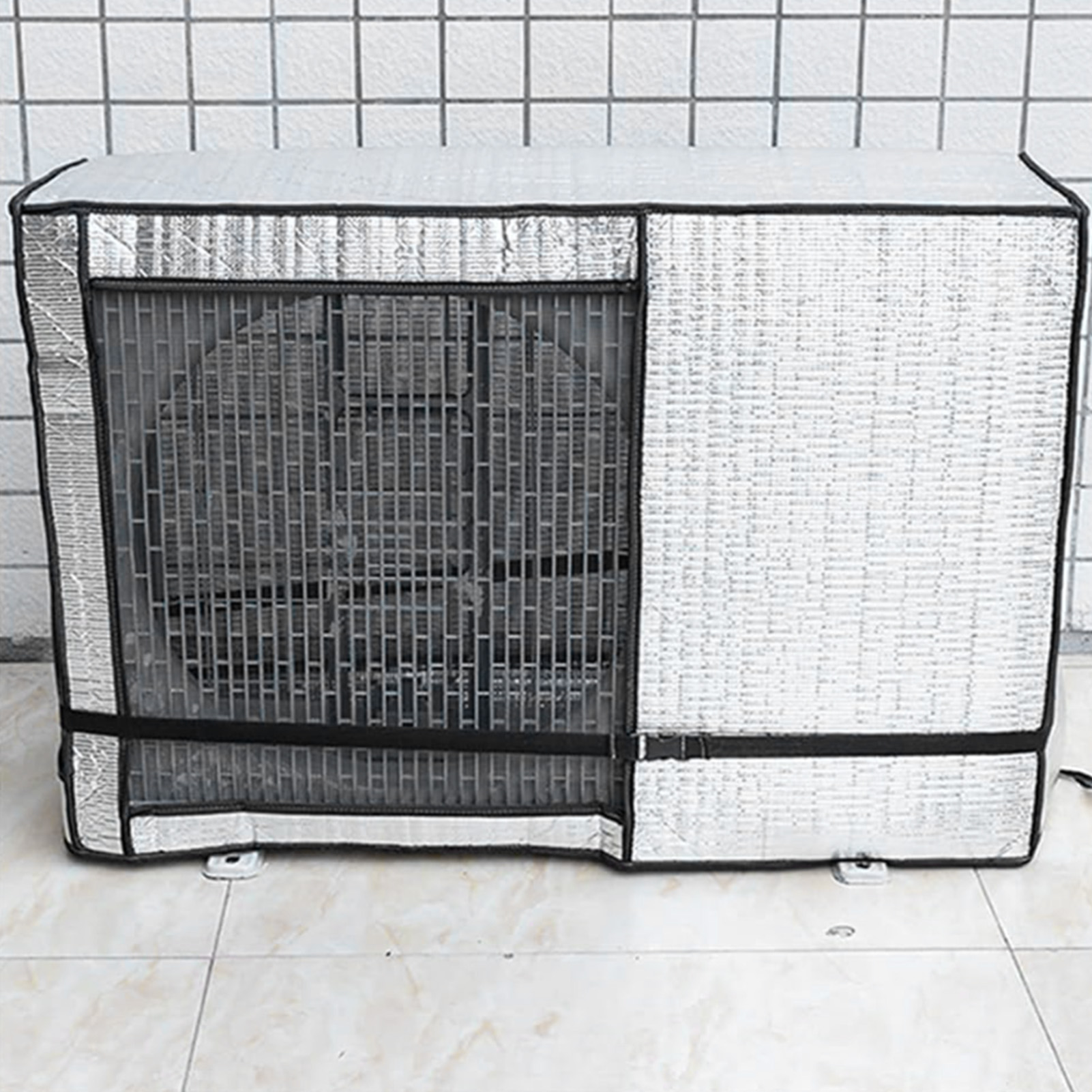 Schutzhülle Für Außengerät/klimaanlage/aluminium, Regen- Und Sonnenbeständig, 75 Cm Lang X 26 Cm Breit X 57 Cm Hoch
