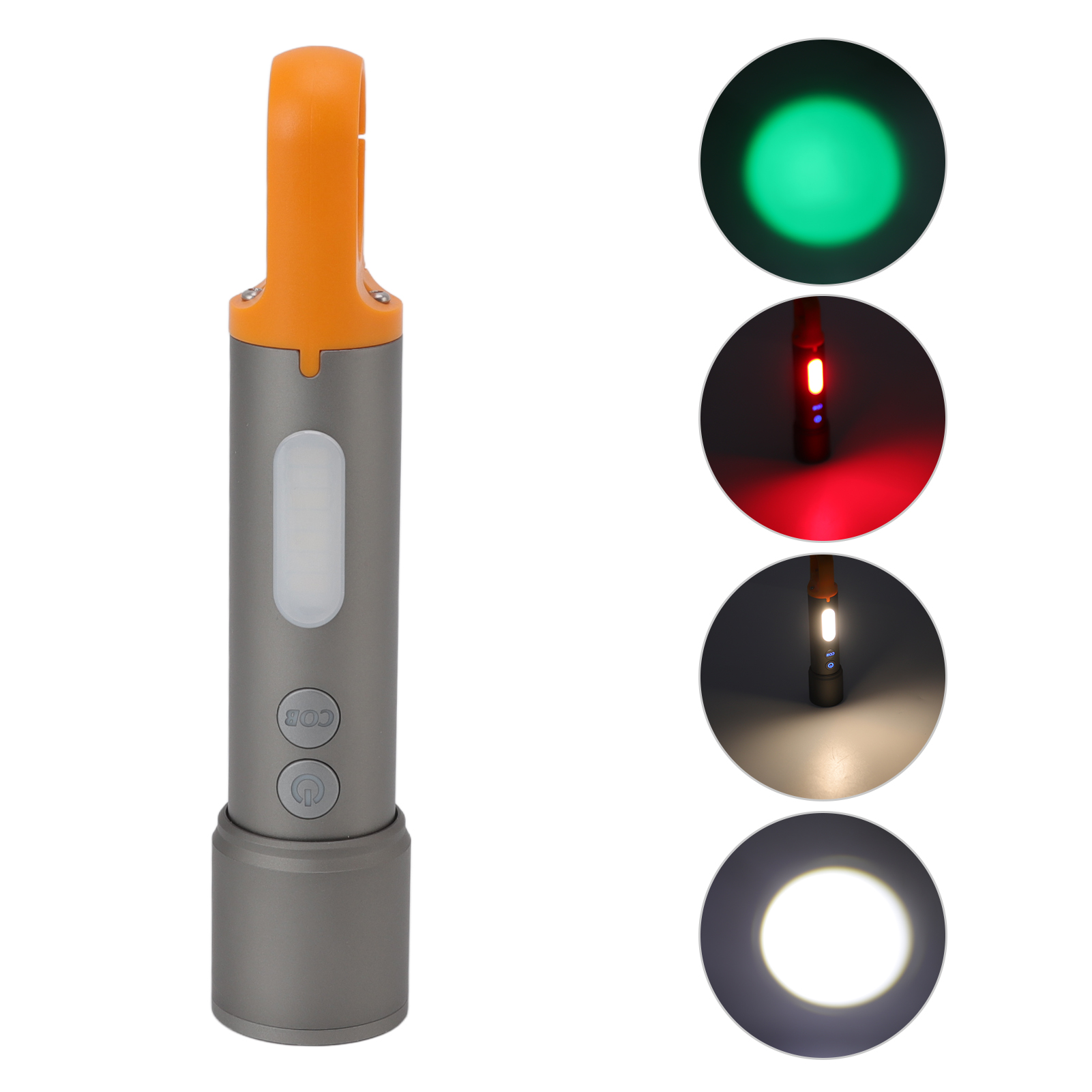 Wiederaufladbare Led-taschenlampe Mit Zoom Und Cob-dimmer, Hochintensive Multifunktionale Arbeitsleuchte Für Den Außenbereich.