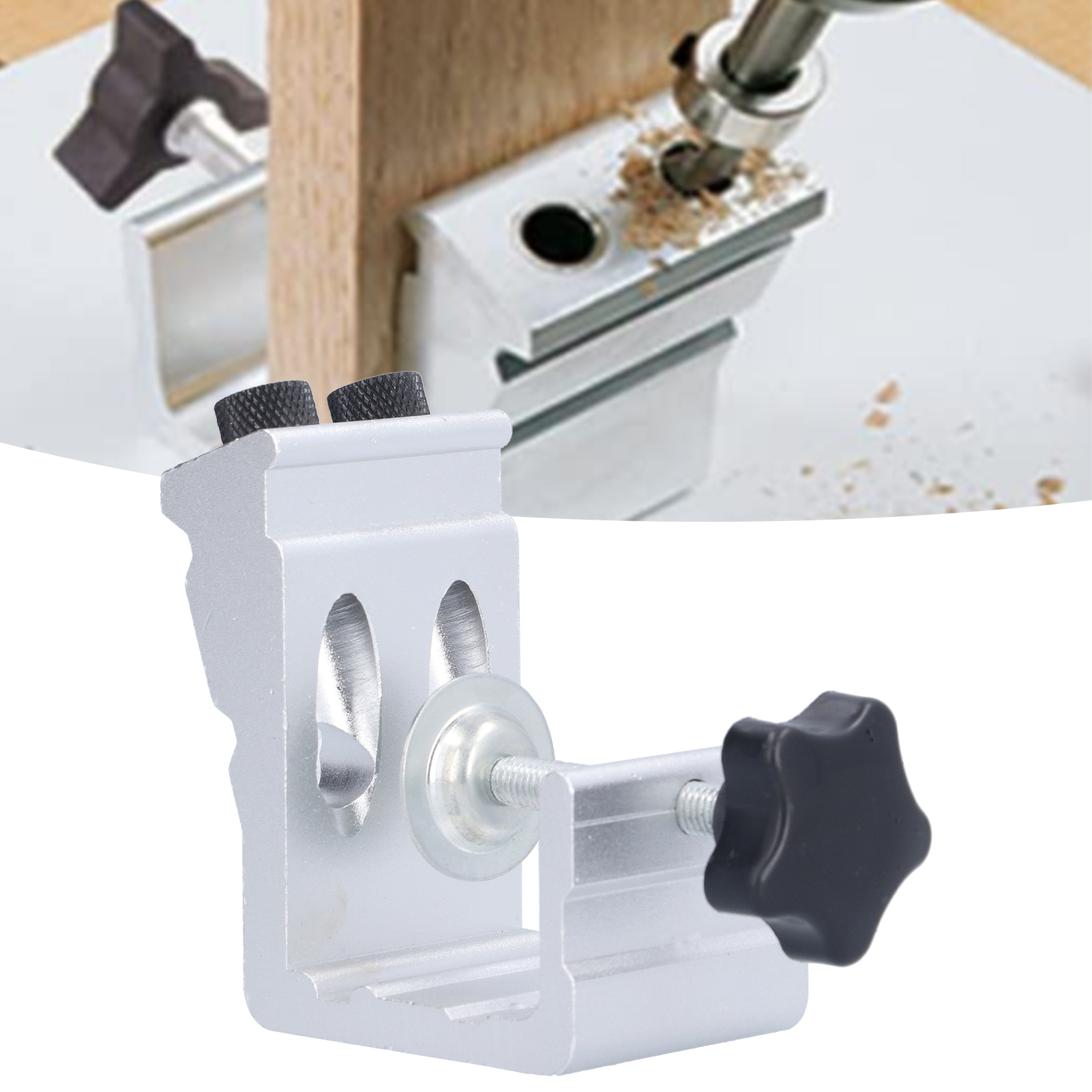 Lochzange Für Holzbearbeitung, Winkelbohrer, Verstellbarer Winkel-lochpositionierer, 3-in-1-lochöffner Zum Stanzen Und Positionieren Von Löchern