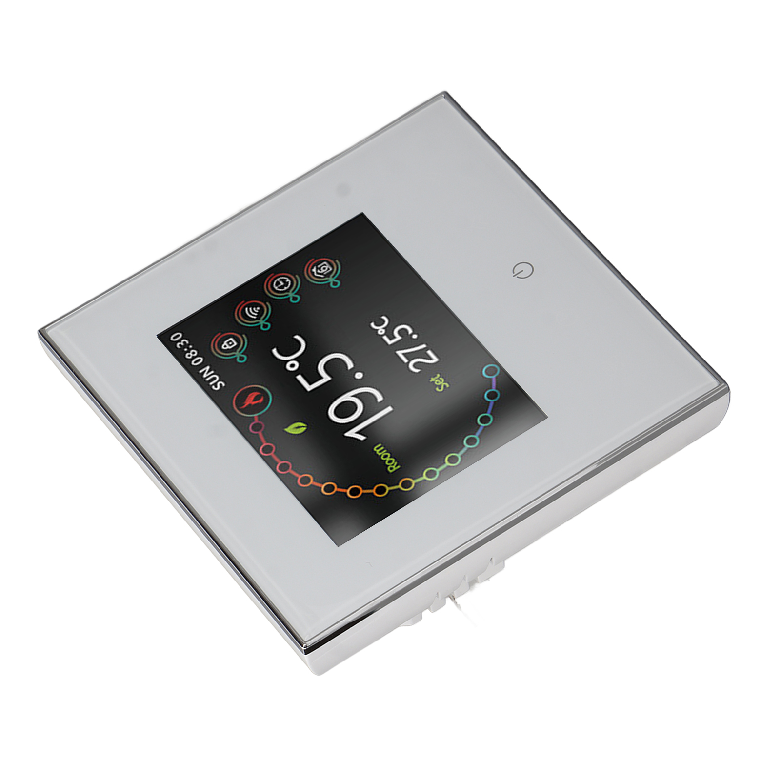 Kabelloser Wandthermostat Mit Lcd-touchscreen Für Heizkessel, Smart Und Wlan-fähig, 95–240 V