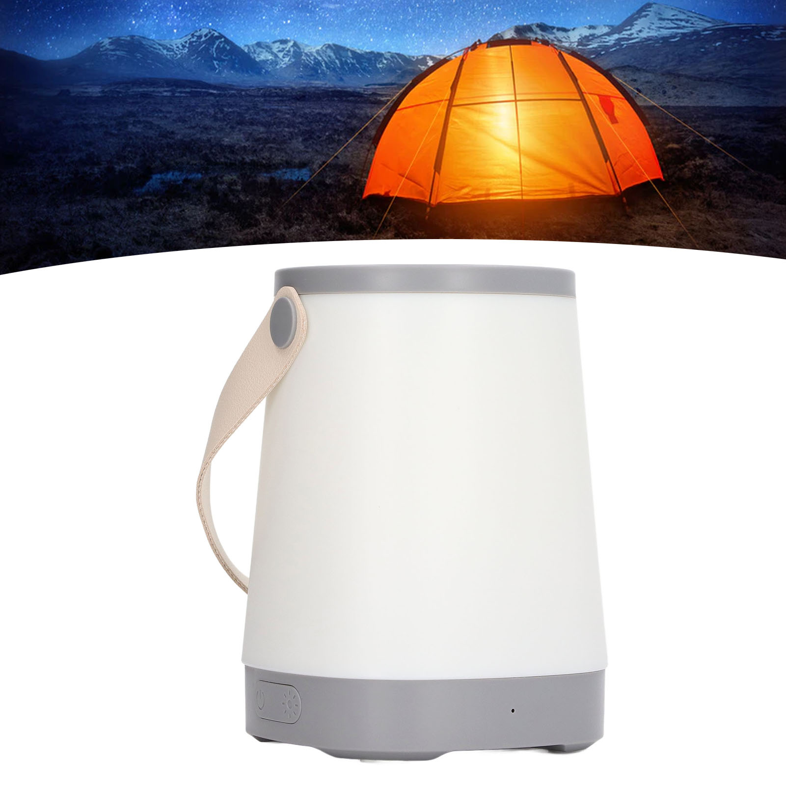 Multifunktionale Stimmungsleuchte, Ambientelampe Für Camping, Grau