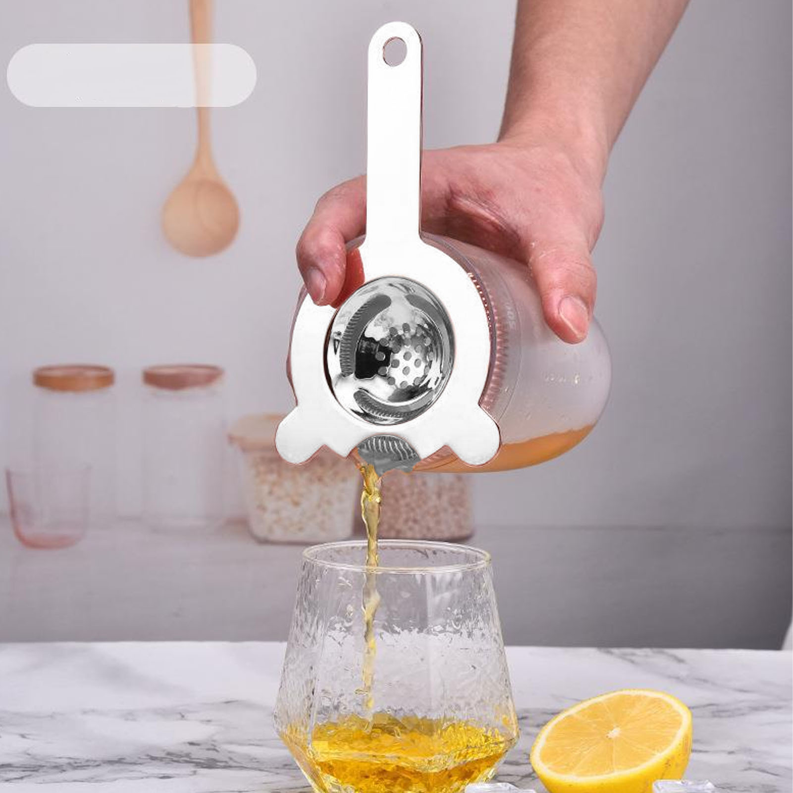 Eissieb Aus Edelstahl 304 Für Cocktails (silber)