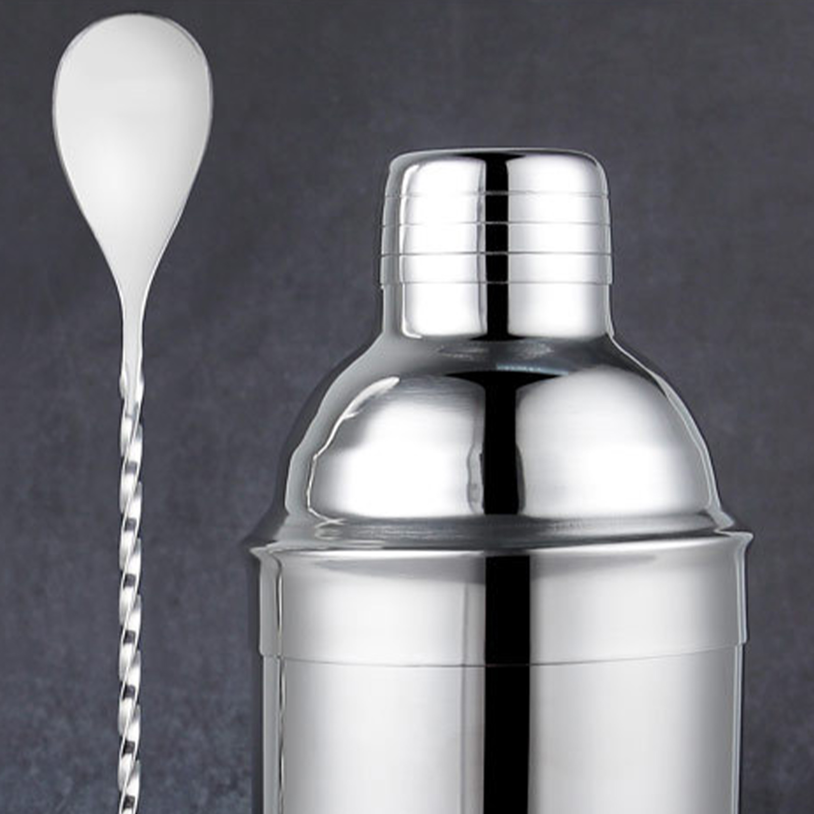 Europäisches Cocktailset Im 750-ccm-stil, Sechsteilig, Bestehend Aus Shaker Aus Edelstahl 304, Cocktailglas, Cocktailmixer-set, Barwerkzeugen Und Barkeeper-set.