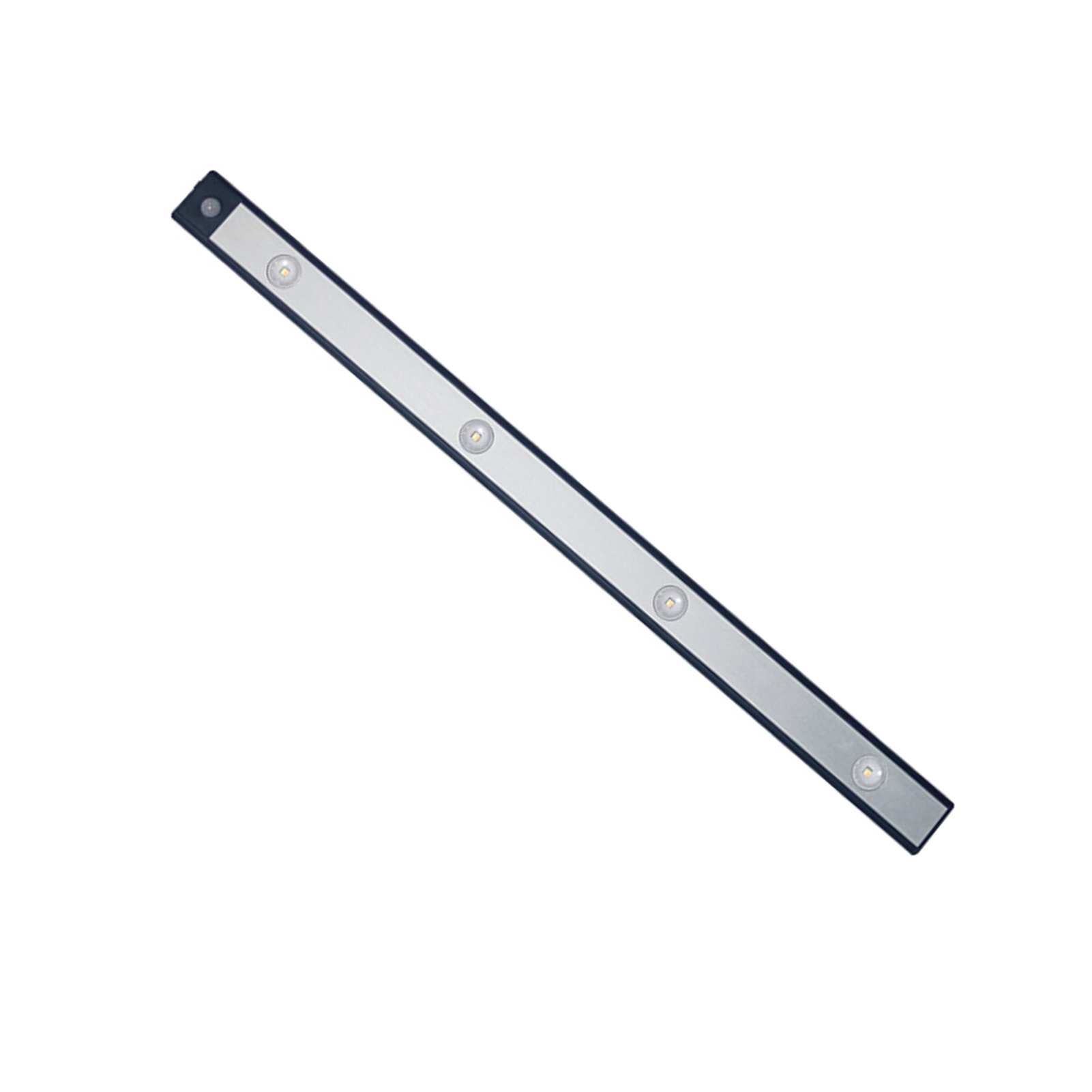 Ultradünne, Wiederaufladbare Und Kabellose Led-lampe Mit Bewegungssensor Im Geschwungenen Katzenaugen-design, Ideal Für Schränke, Weinkeller Und Küchenmöbel. 60 Cm. Drei Helligkeitsfarben Und Einstell