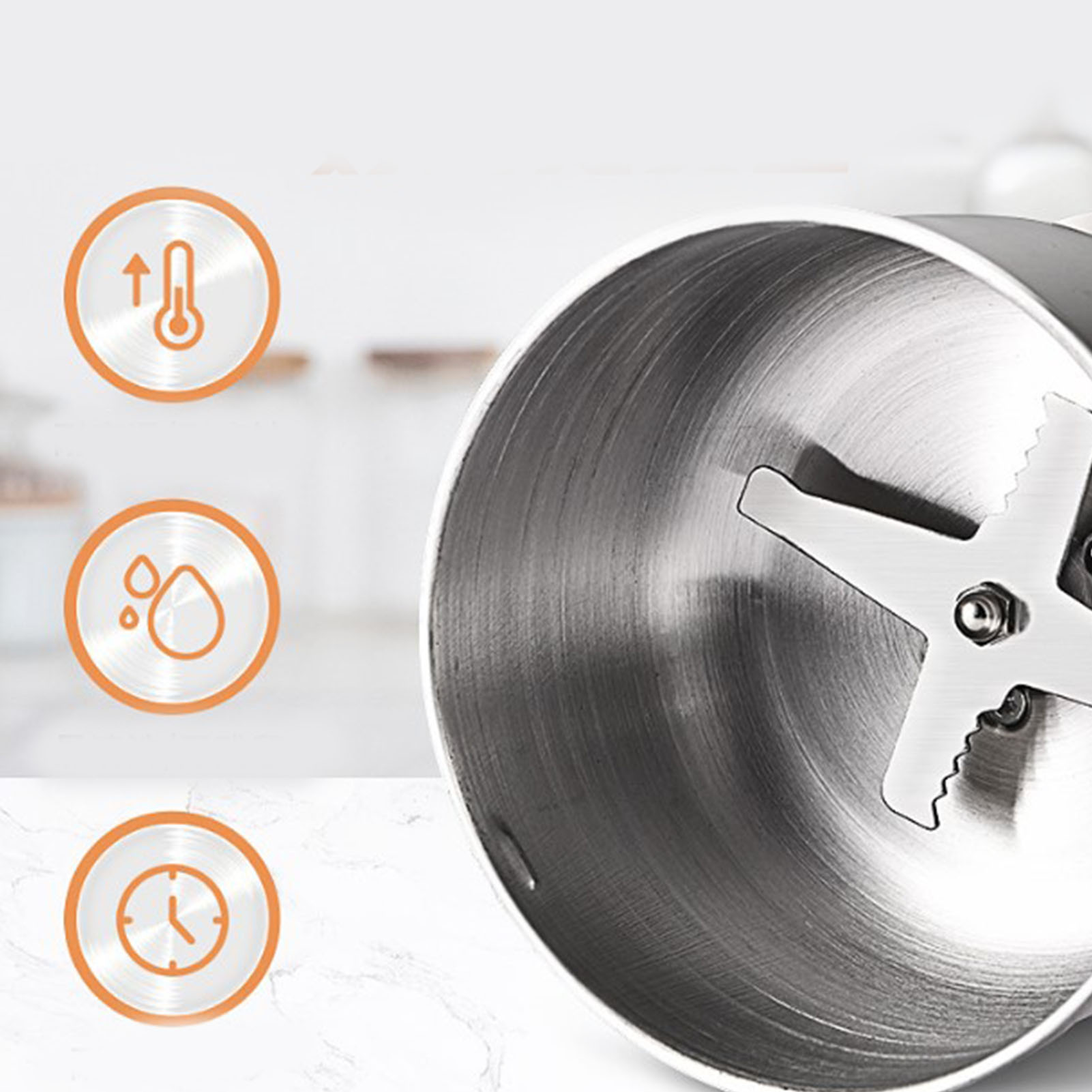 Die Elektrische Vierblattmühle/pulvermühle M-3220 Ist Ein Kleines Haushaltsgerät Zum Mahlen Von Getreide, Kräutern Und Anderen Heilpflanzen. Sie Entspricht Der Europäischen 220-v-norm.