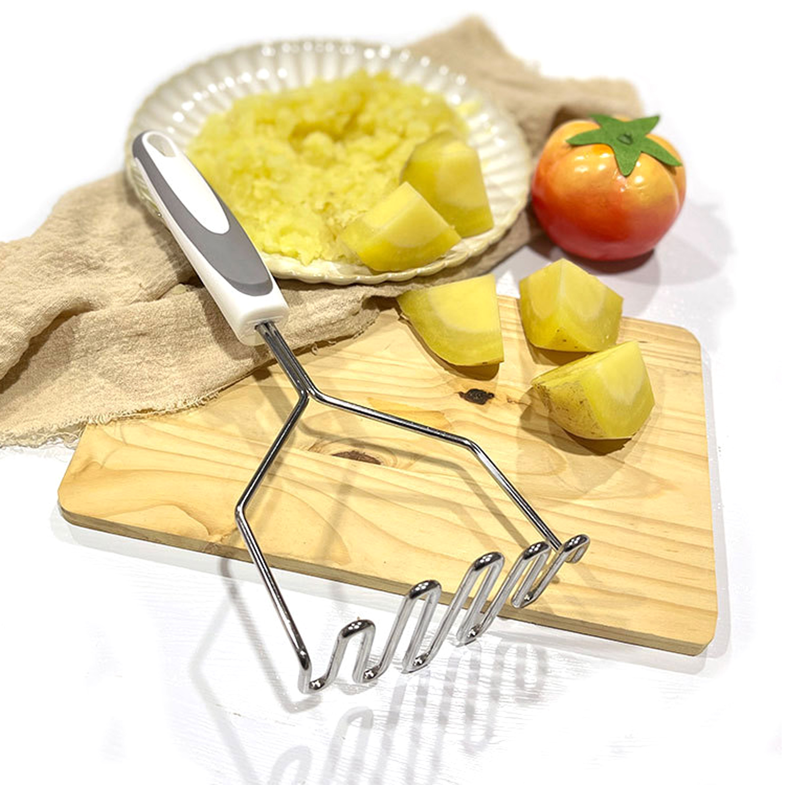Kartoffelpresse, Kartoffelstampfer, Küchenutensil Aus Edelstahldraht