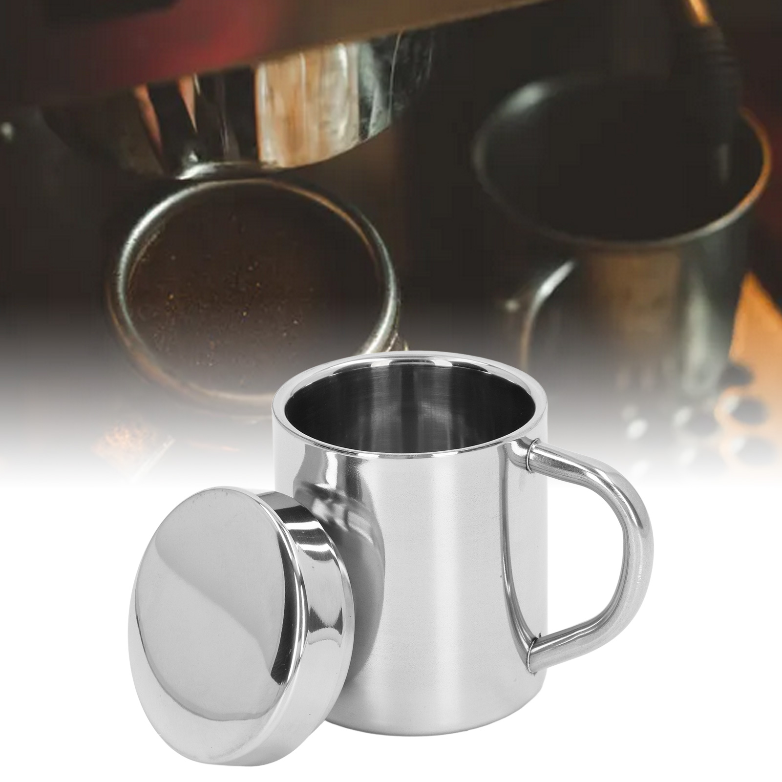 Doppelwandiger, Isolierter Wasser-/kaffeebecher Aus Edelstahl 304 (kleine Größe)