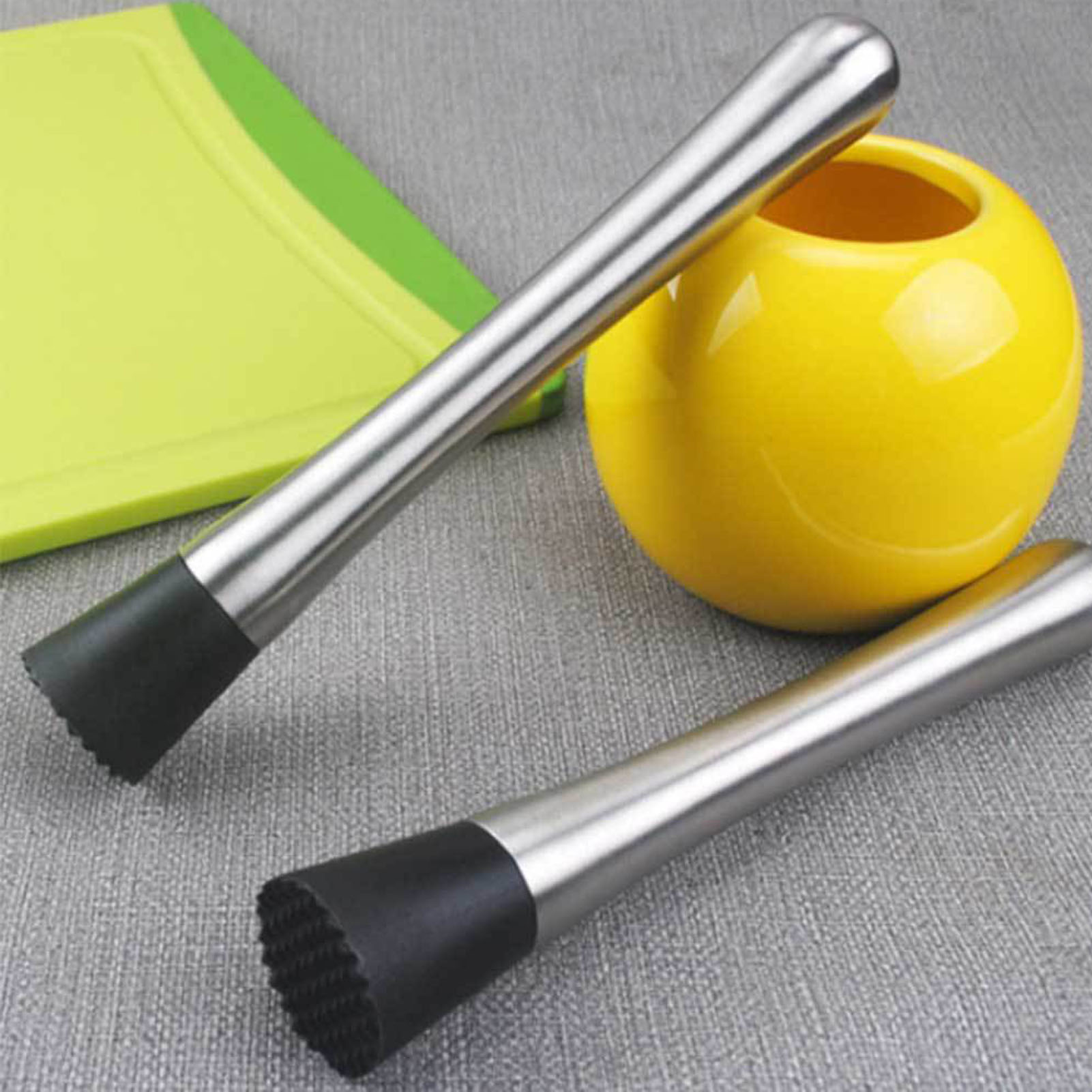 Cocktailshaker Aus Edelstahl, Eiscrusher, Eishammer, Zitrone