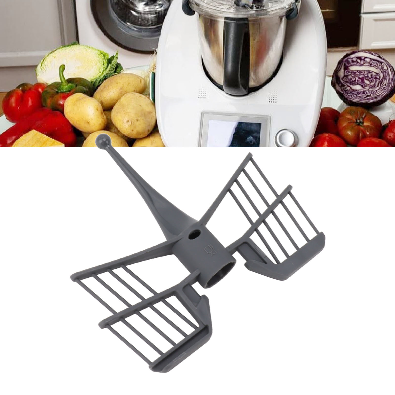 Butterfly-rührstabschaber, Ein Multifunktionales Zubehörteil, Das Speziell Für Thermomix Tm31 Tm5 Tm6 Entwickelt Wurde.