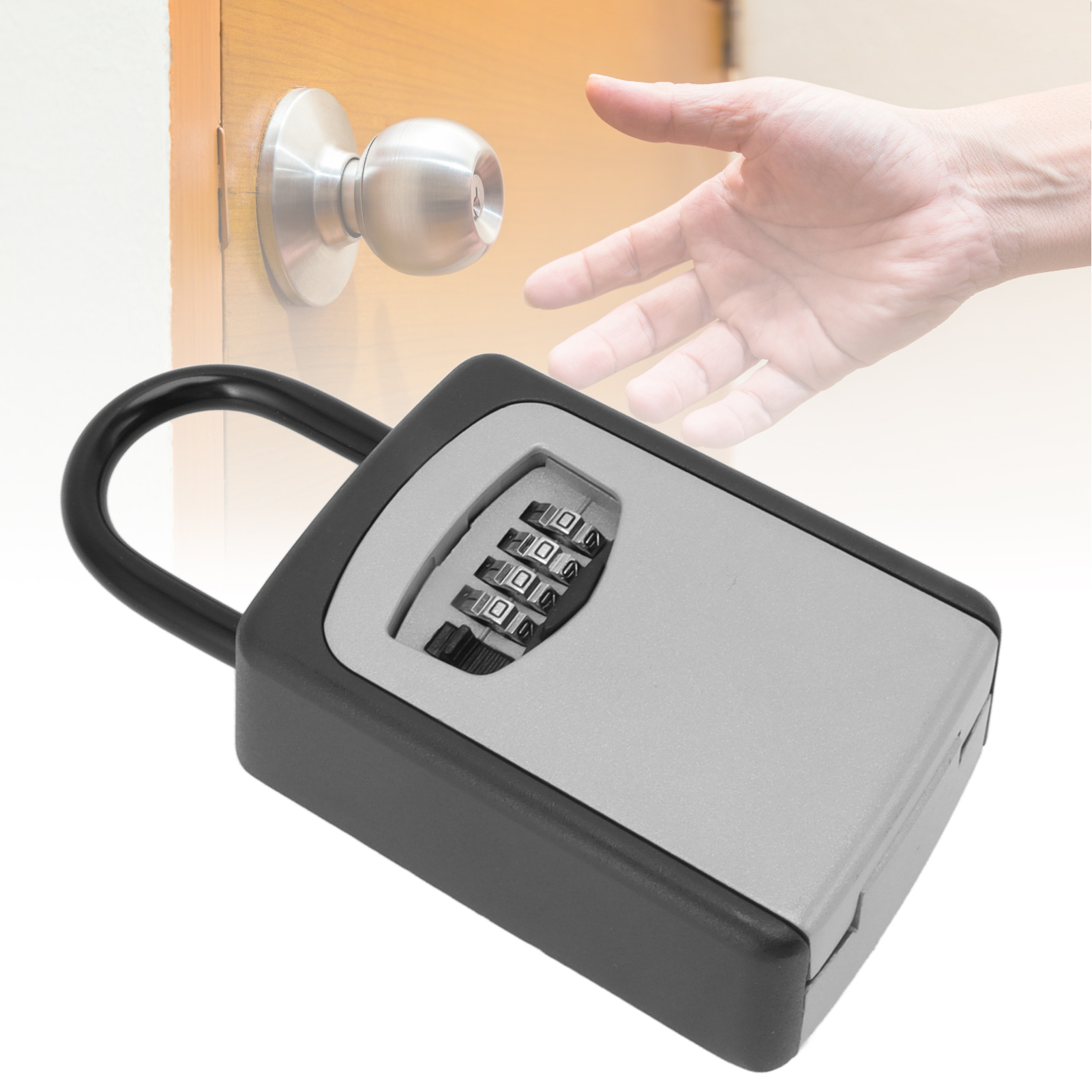 Schlüsselsafe Mit Zahlenschloss, Wandschlüsselbox, Schlüsselkoffer