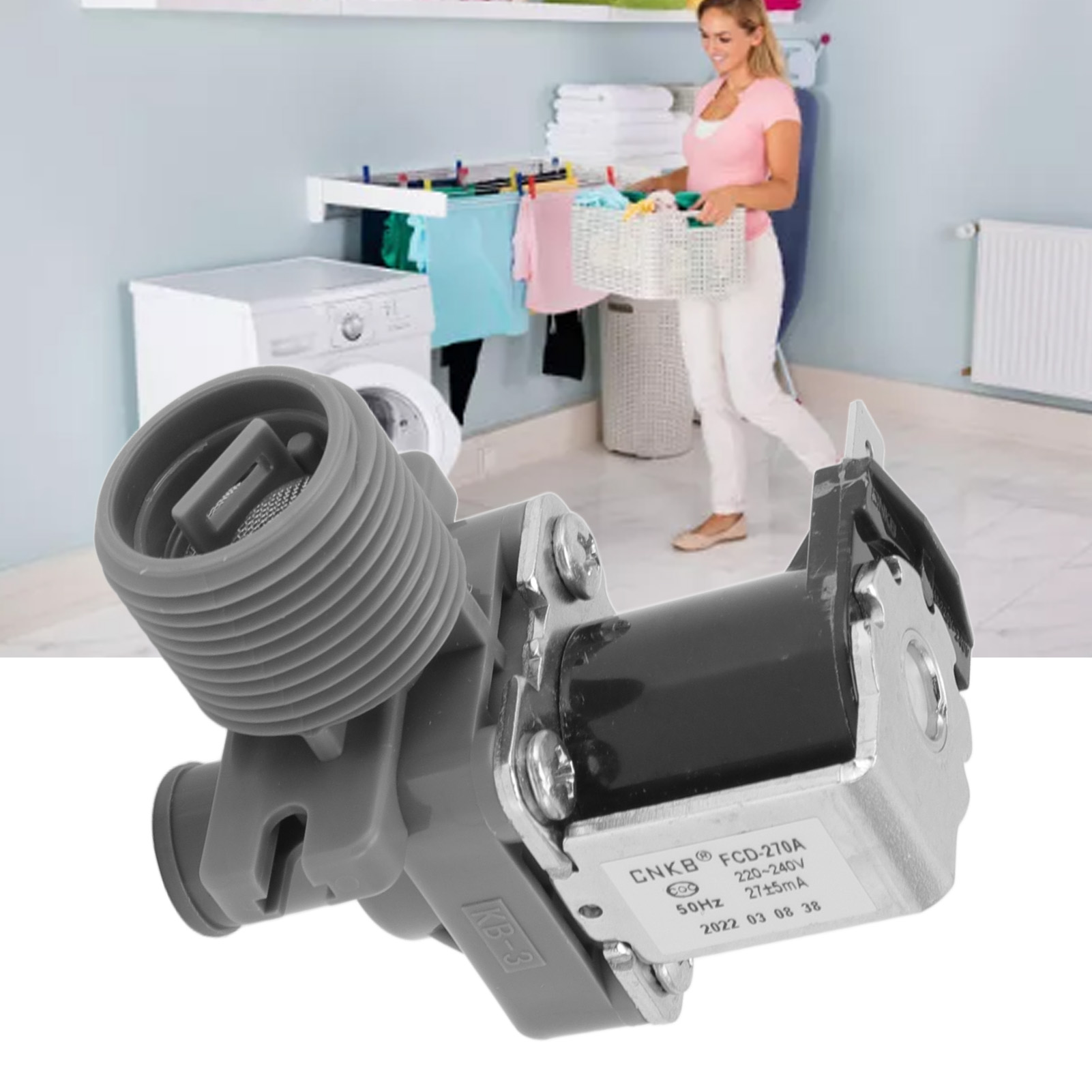 Kompatibel Mit Sanyo-vollwaschmaschinen: Fcd270a 220-240v Wassereinlass-magnetventil