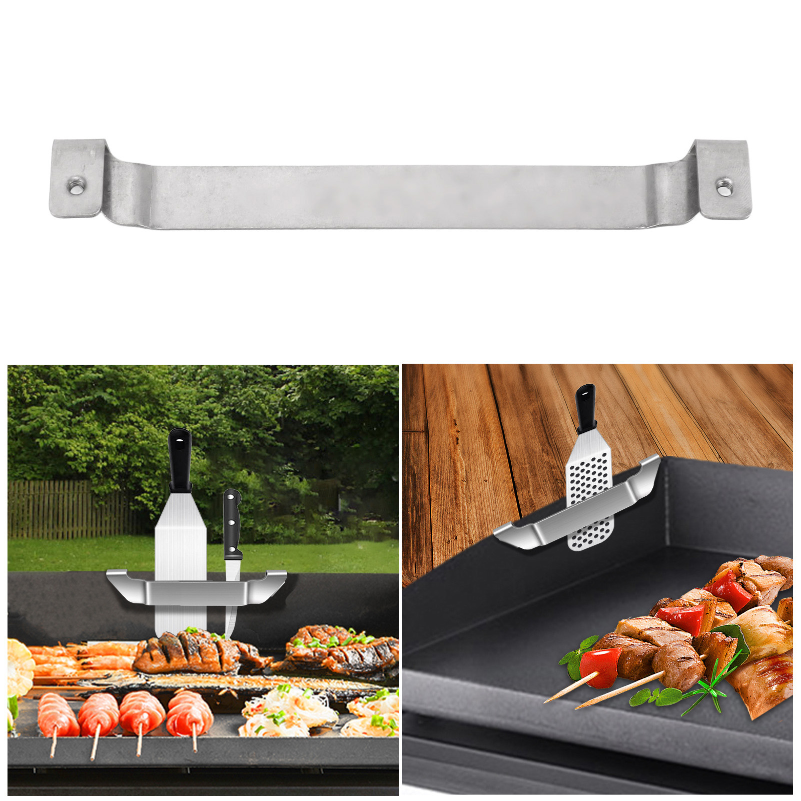 Blackstone Herdplatten-spatelhalter, Spatelhalter Aus Edelstahl Für Backformen (kleines Modell)