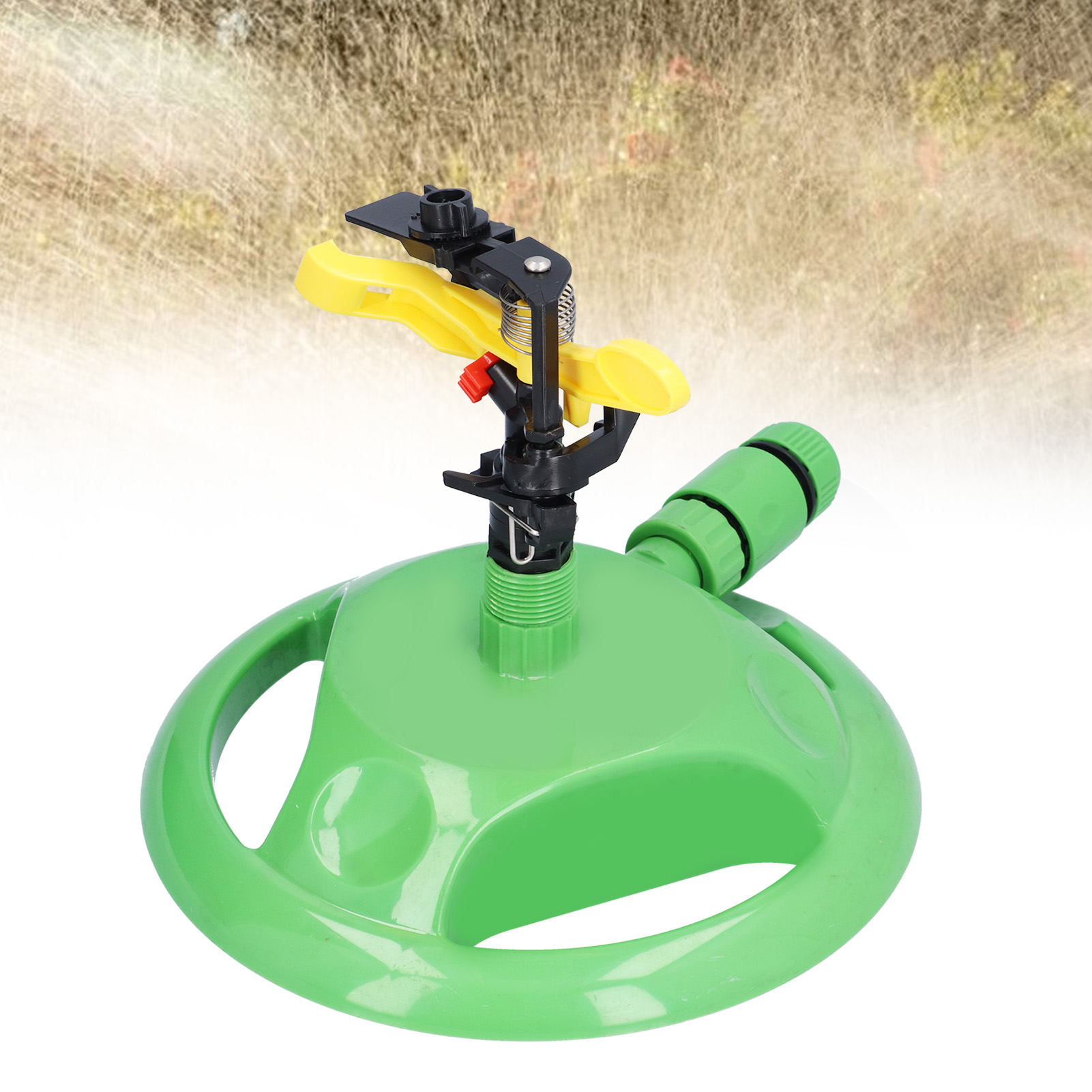 Automatischer Sprinklerkopf Mit Um 360 Grad Drehbarem Oszillationsarm Für Die Garten- Und Rasenpflege.