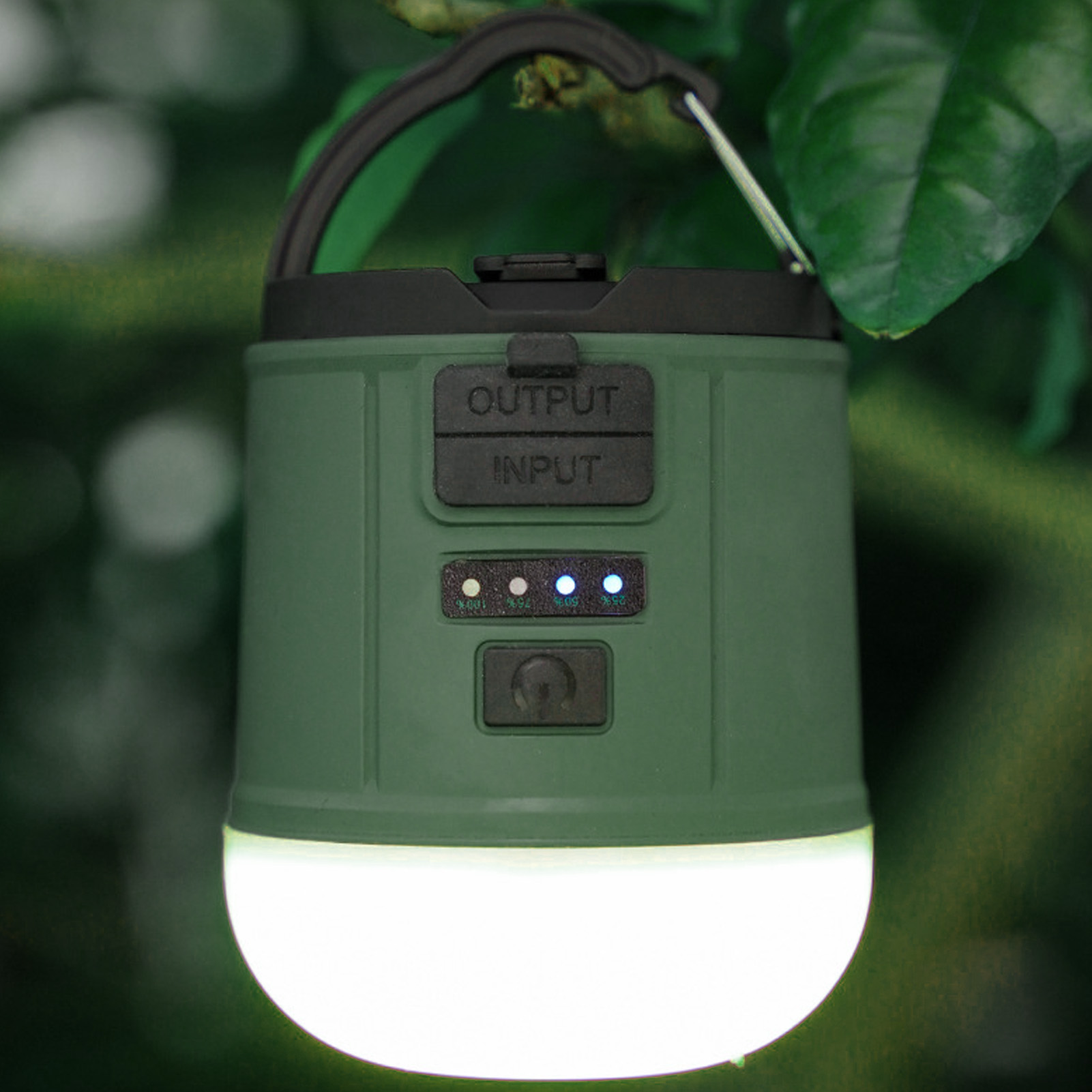 Led-zeltlampe Mit 9 Leuchtmodi, Manuelle Aktivierung Bei Stromausfall, Tragbare Outdoor-taschenlampe