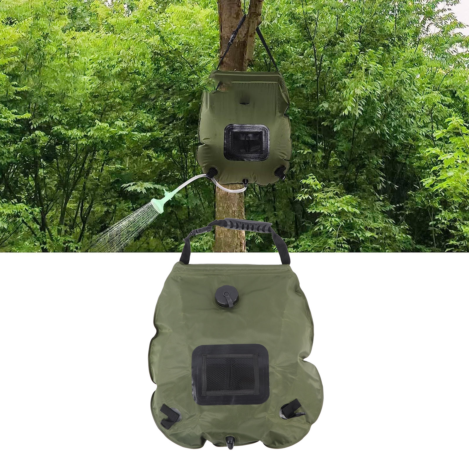 Tragbare Solarduschtasche, Campingduschtasche, Badetasche