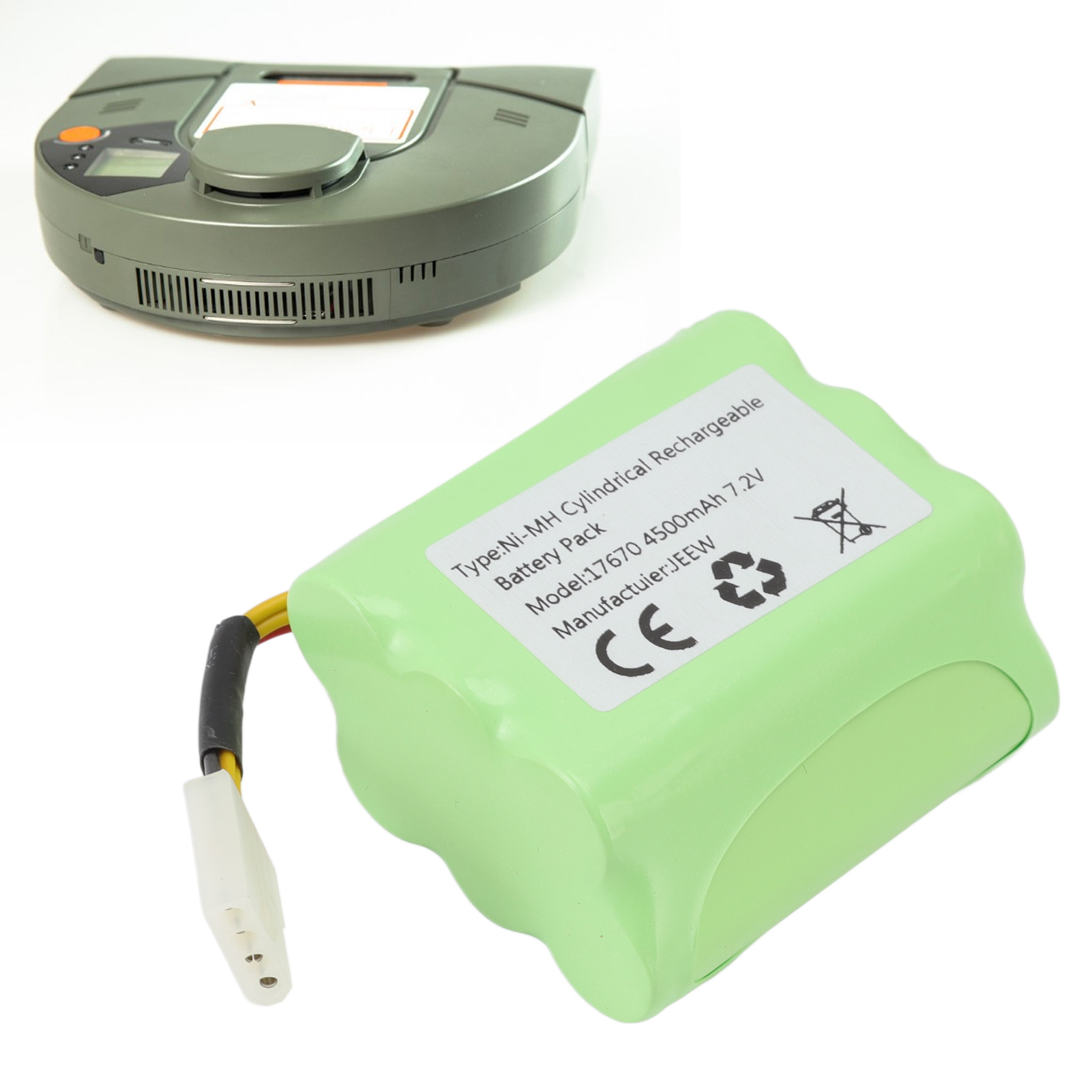 Batteriezubehör Für Neato Xv11 Xv12 Xv14 Xv15 Xv21 Kehrmaschinen: Einzelne 7,2v Batterie.