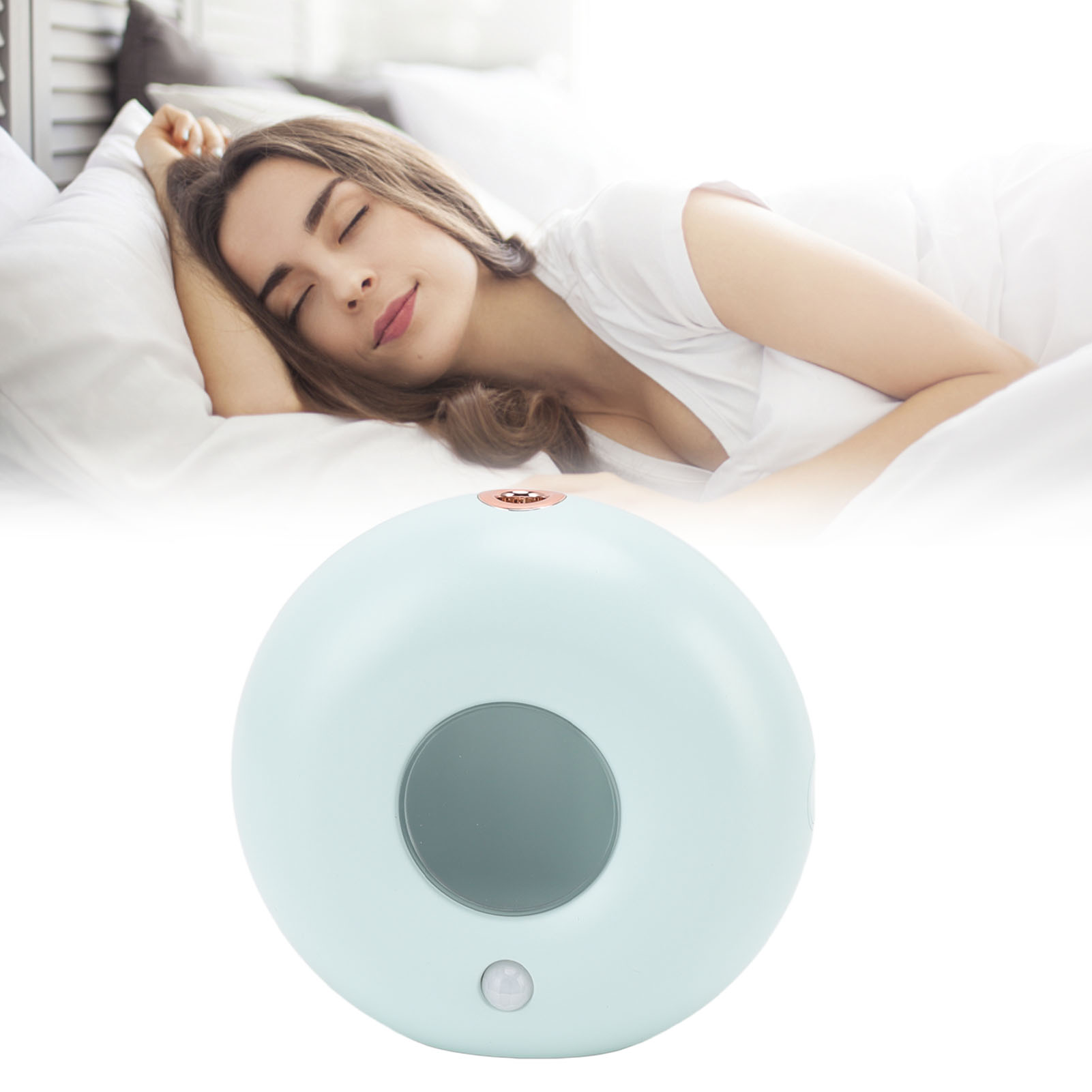 Mini-duftdiffusor In Donutform, Intelligenter Sensordiffusor, Aromatherapiegerät Mit Ätherischen Ölen Zum Sprühen, Usb-aufladbar, Umweltfreundlich.