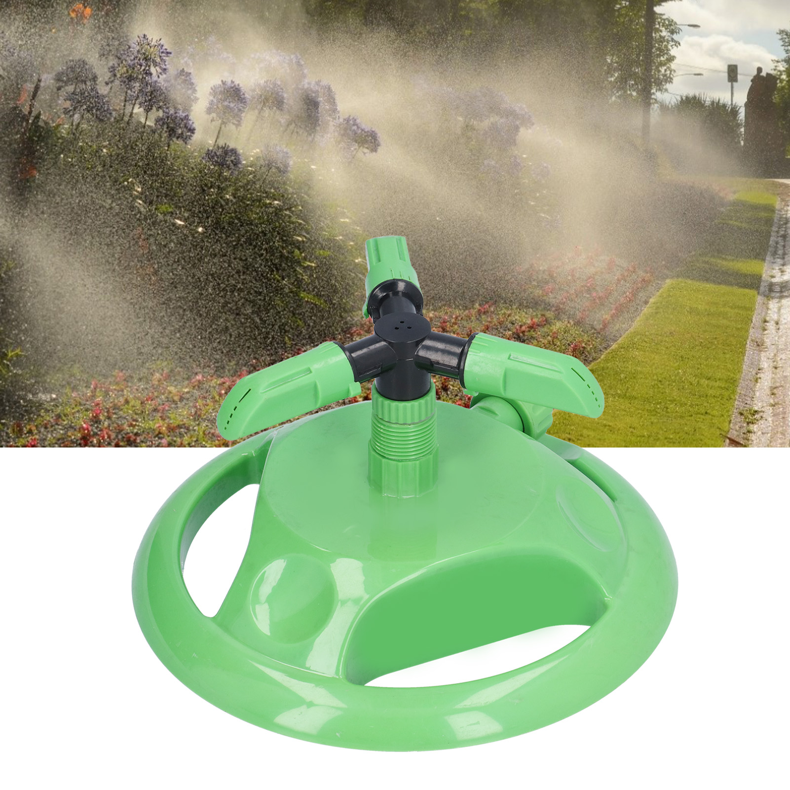 Automatischer 360-grad-drehregner, Verstellbarer Scheibenregner Für Dachkühlung, Aquakulturpflege, Staubbekämpfung Und Bewässerung.