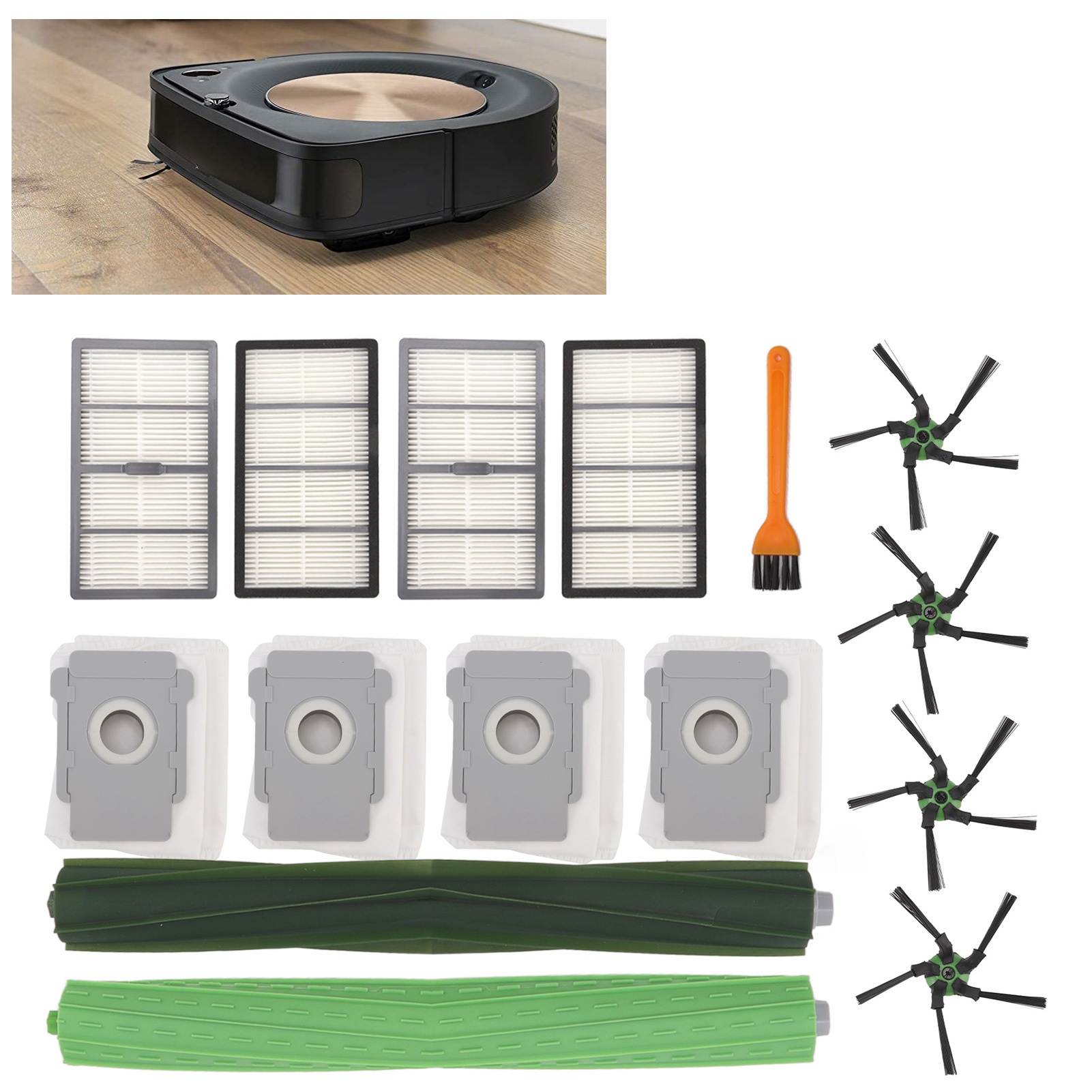 Zubehörset Kompatibel Mit Dem Irobot Roomba S9/s9+ Saugroboter