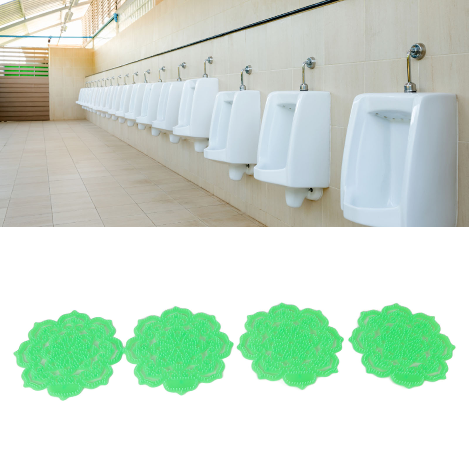 4 Desodorierende Und Spritzwassergeschützte Tabletten Für Urinale