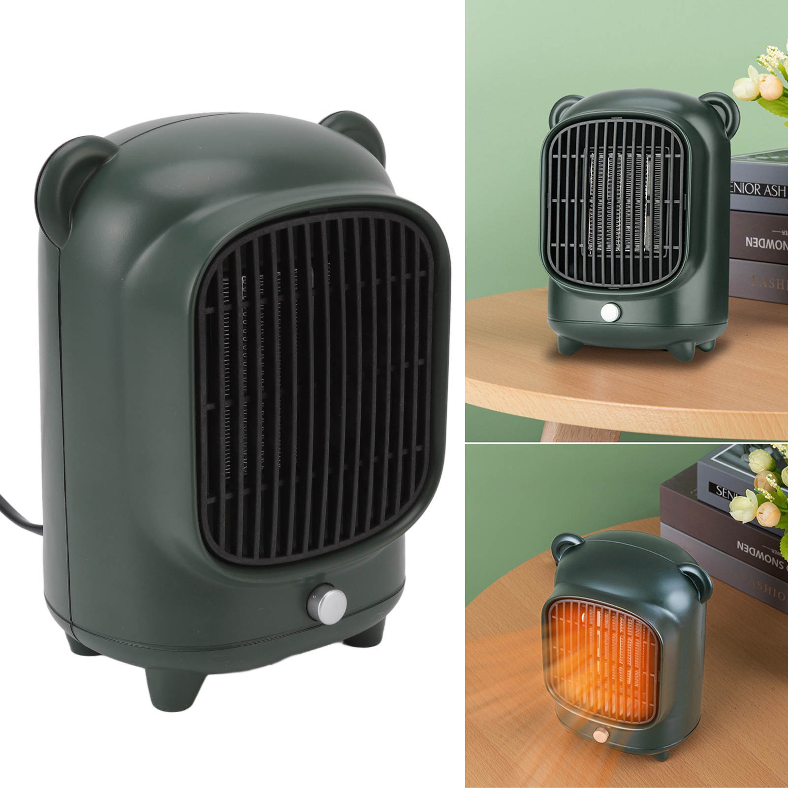 Mini-elektroheizgerät/ventilator, Umweltfreundlich, Für Büros Geeignet, Für Den Heimgebrauch, Europäischer Standardstecker, Spannung: 220v-240v.