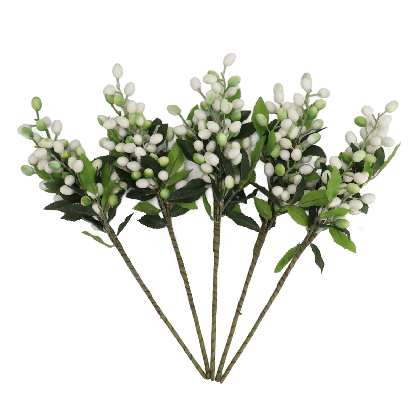 Künstliche Früchte, Grüne Beeren, Olivenbaum, Rote Beeren, Bohnenzweige, Dekoration Für Zuhause Und Wohnzimmer, Weiße Künstliche Blumen