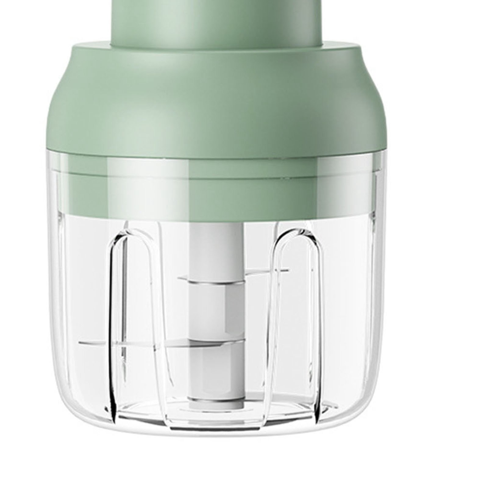 Multifunktionaler Knoblauchschneider, Gemüseschneider, Babynahrungszubereiter, Kabelloser Knoblauchschneider, Küchenhelfer Für Den Haushalt, Mixer, Küchenmaschine, Grün