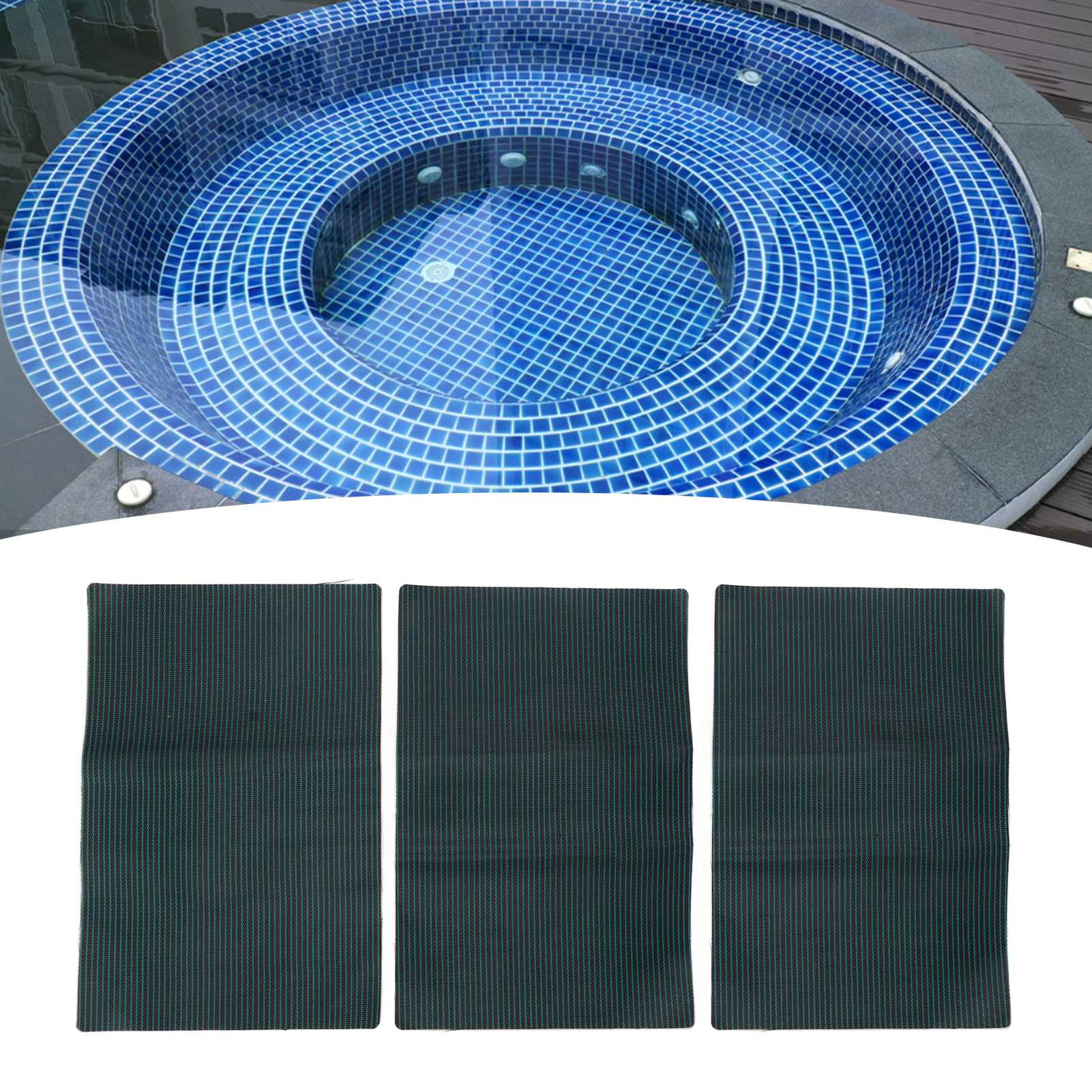 Selbstklebendes Reparaturset Zur Abdichtung Von Schwimmbadabdeckungen Und Sicherheitsnetzen, Große Flickengröße.