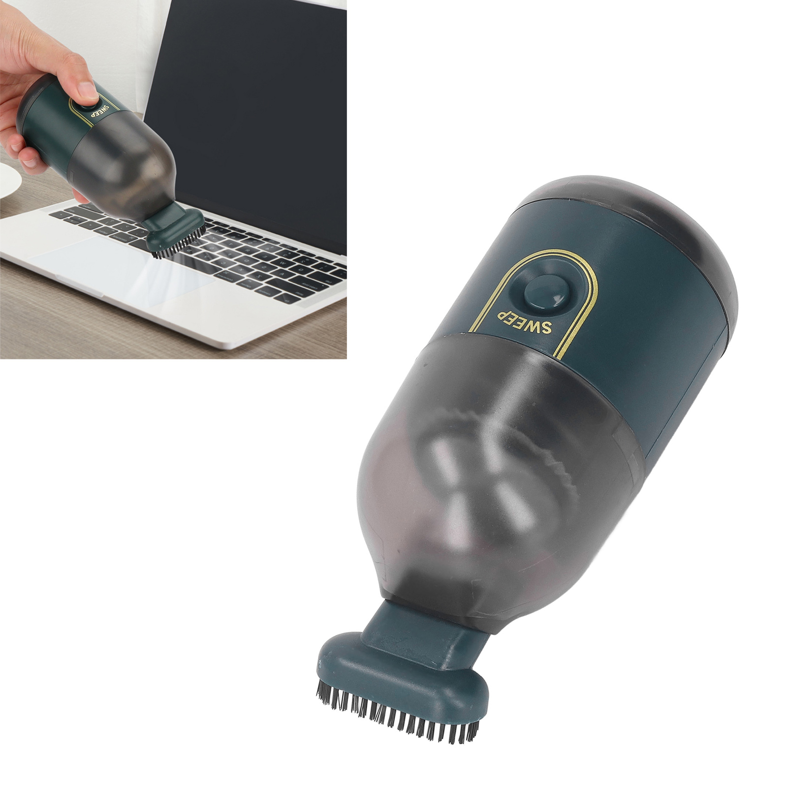 Tragbarer Staubsauger, Mini-tischstaubsauger, Schreibtischreiniger Für Studenten, Usb-aufladbar, Umweltfreundlich.