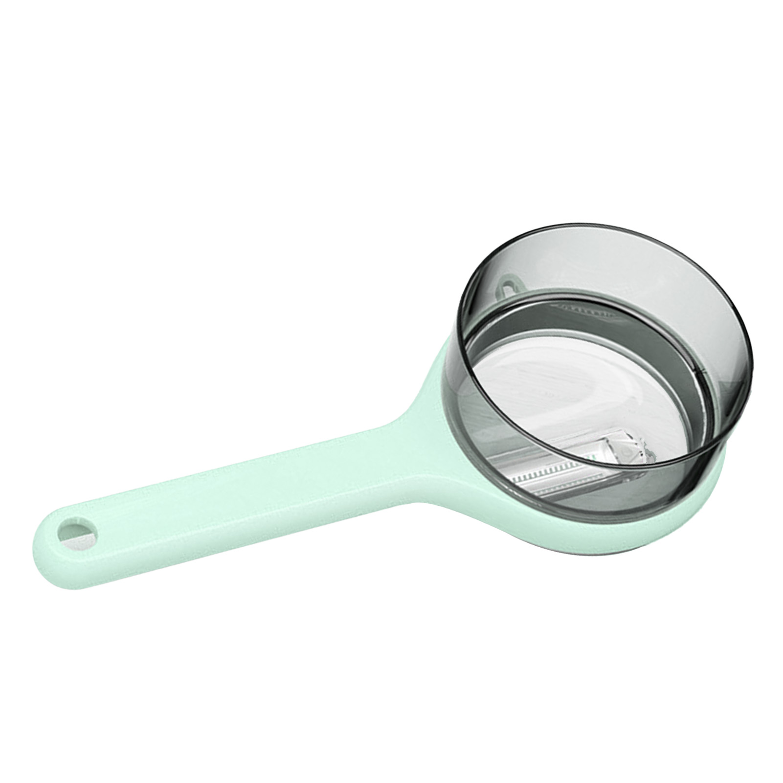 Obstschäler Mit Auffangbehälter, Multifunktionsschäler, Hellgrün