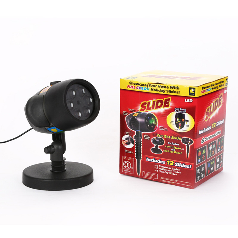 Led-weihnachtsschneeflockenprojektor Für Garten, Rasen Und Hof, Ip44 Wasserdicht, Entspricht Europäischen Normen