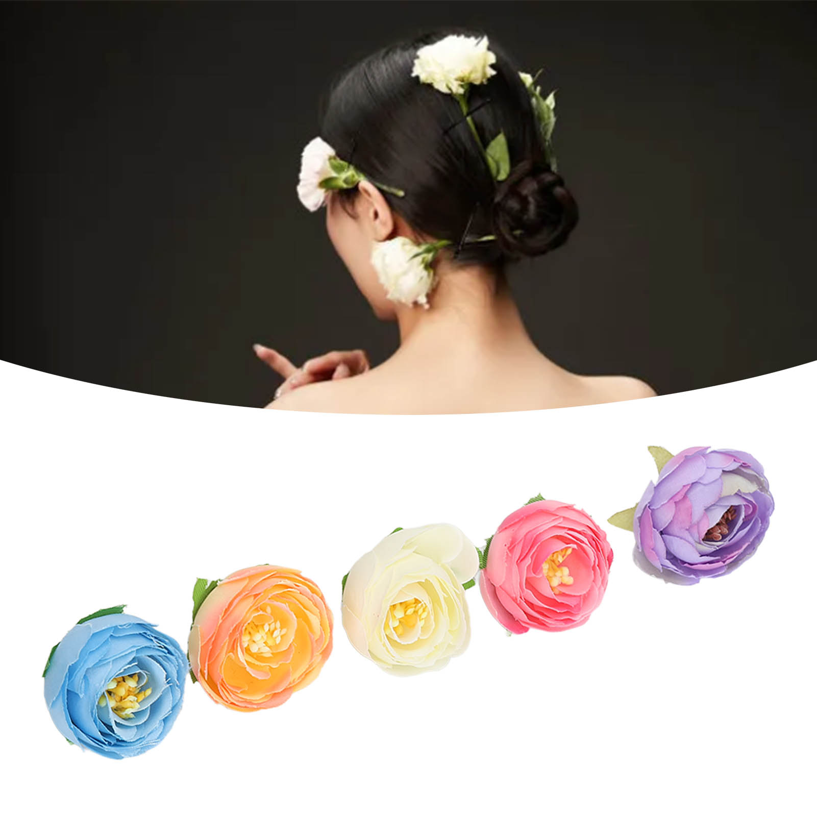 Selbstgemachte Korsagen, Geschenkbox Mit Kamelienblüten, Hutaccessoires, Seidenblumen, Kunstblumen, Handgefertigte Kamelienknospen Mit Blättern