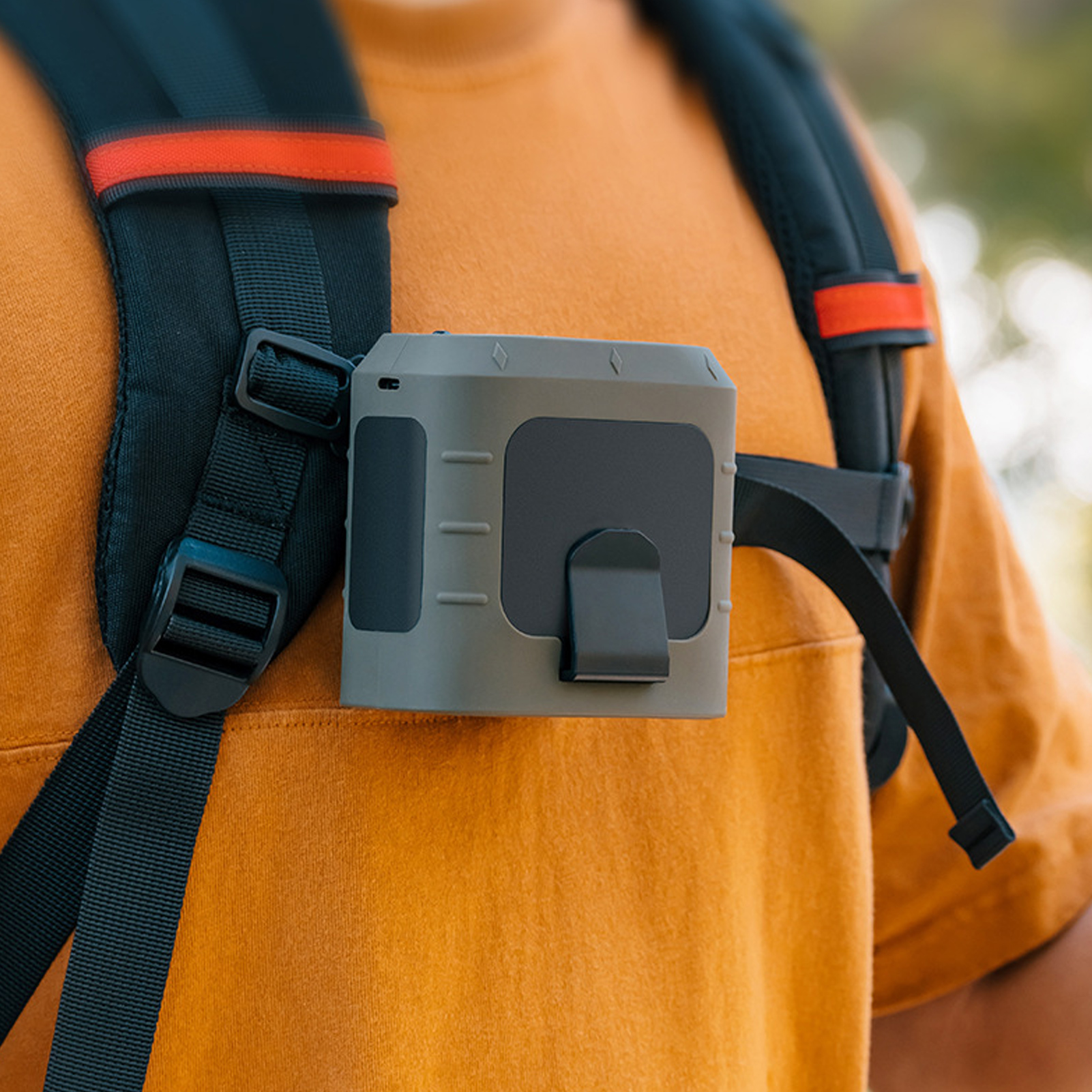 Mini-ventilator, Tragbarer Persönlicher Clip-ventilator, 8000 Mah Akku, 3 Geschwindigkeitsstufen, Nackenventilator Für Baustellen, Bauernhöfe, Angeln, Gartenarbeit Und Camping.