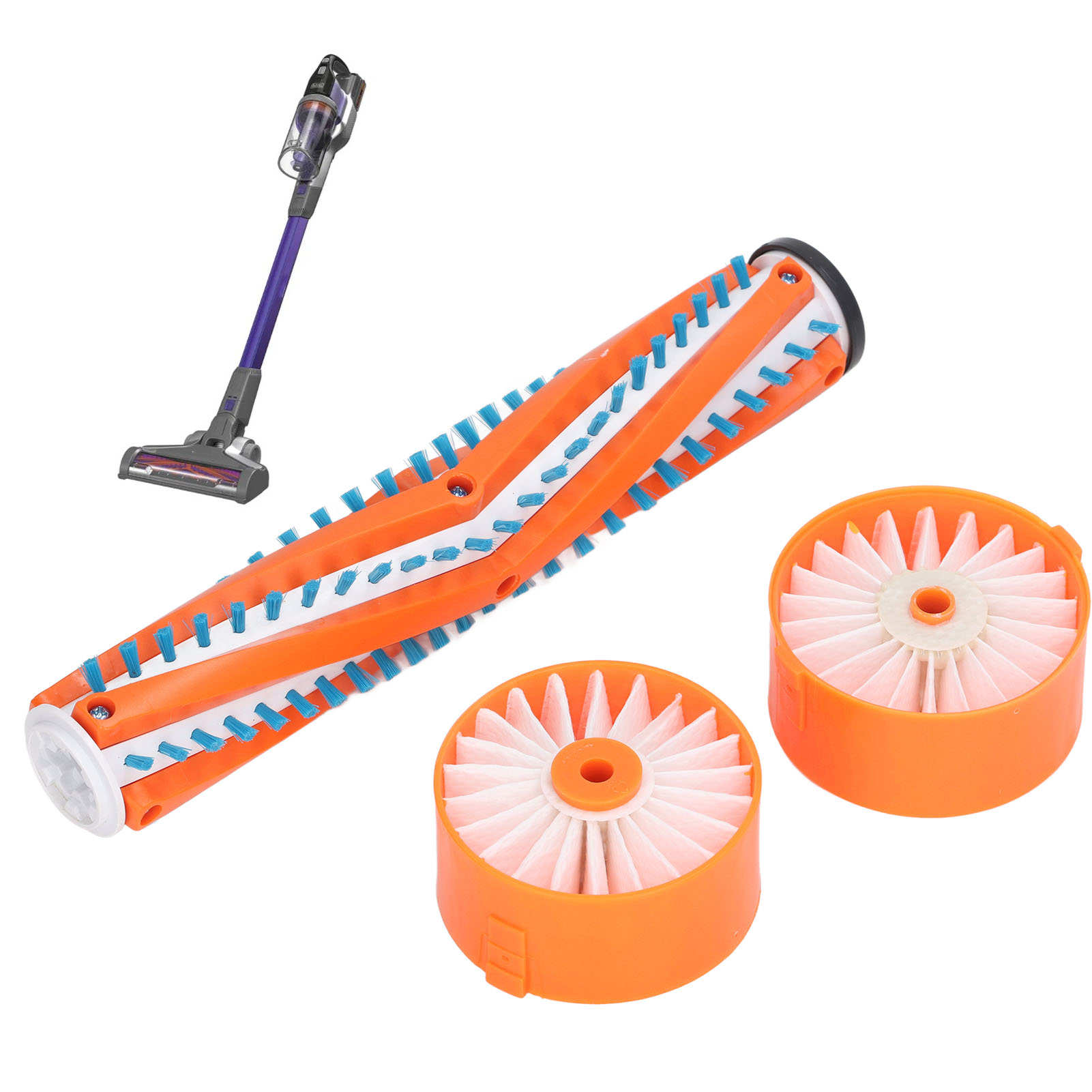 Kompatibel Mit Der Hauptbürste, Der Rotierenden Bürste Und Dem Filter Des Kabellosen Staubsaugers Black+decker Bsv2020g/bsv2020p.