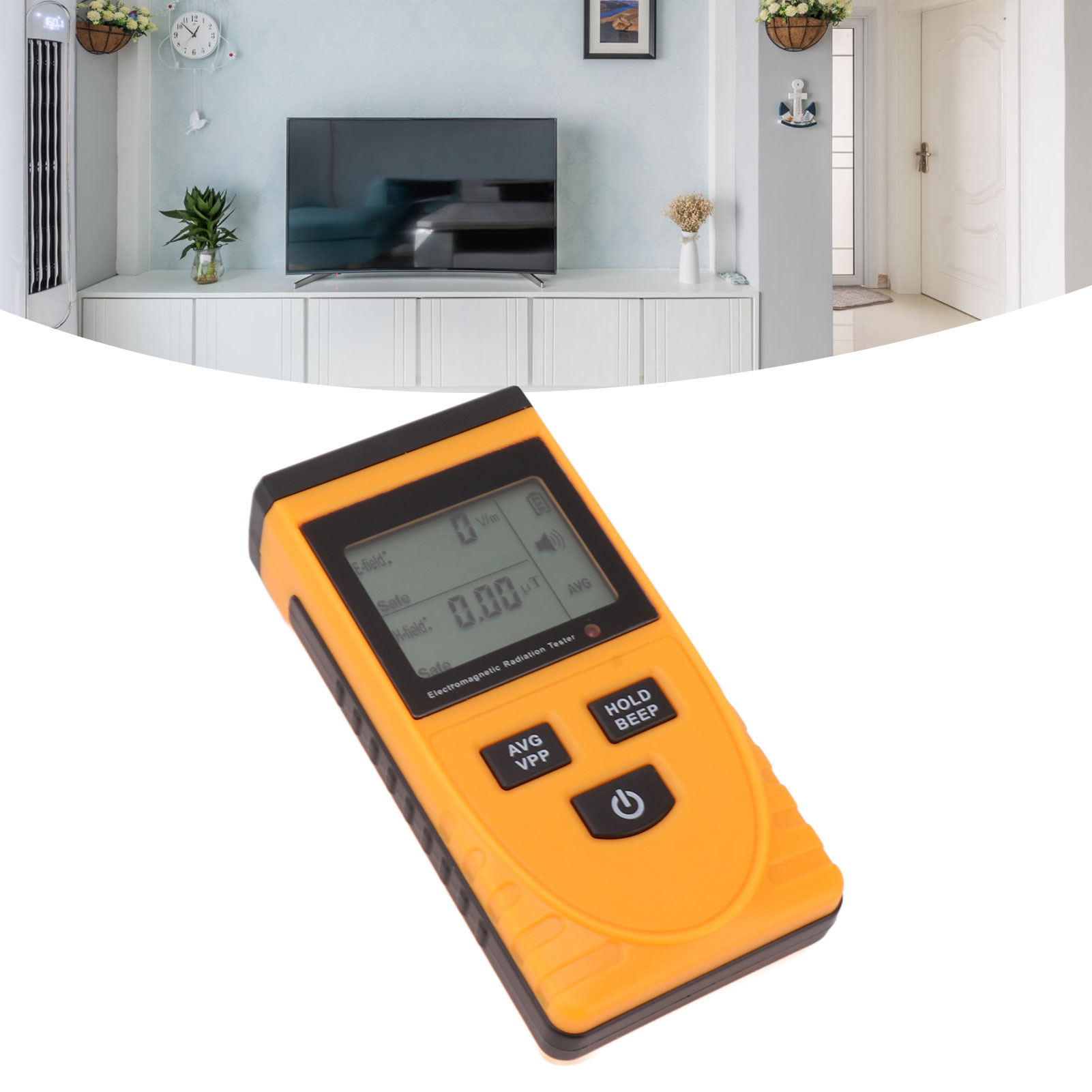 Elektromagnetisches Strahlungsmessgerät Für Haushaltsgeräte, Bürogeräte, Mobiltelefone Und Computer