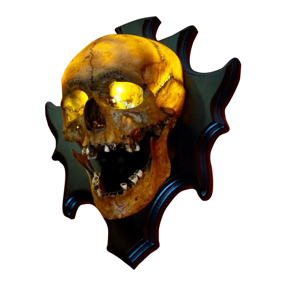 [yue Xing Hui] Totenkopflampe Halloween-wanddekoration Pendelleuchte Aus Kunstharz Heimdeko