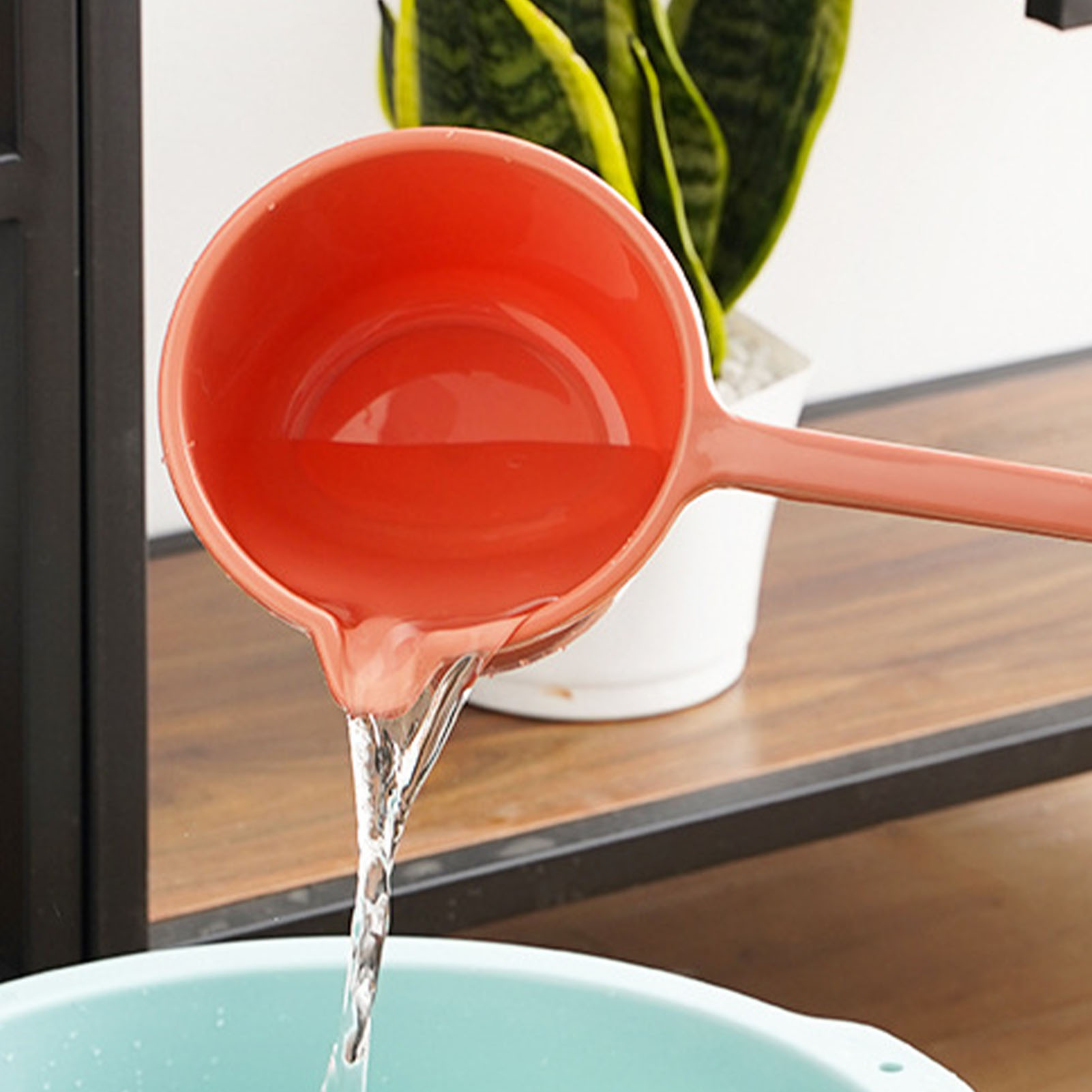 Wasserschöpfkelle Aus Kunststoff Mit Langem Griff Zum Shampoonieren Von Babys, Dicke Küchenkelle, Badekelle Für Kinder Und Säuglinge