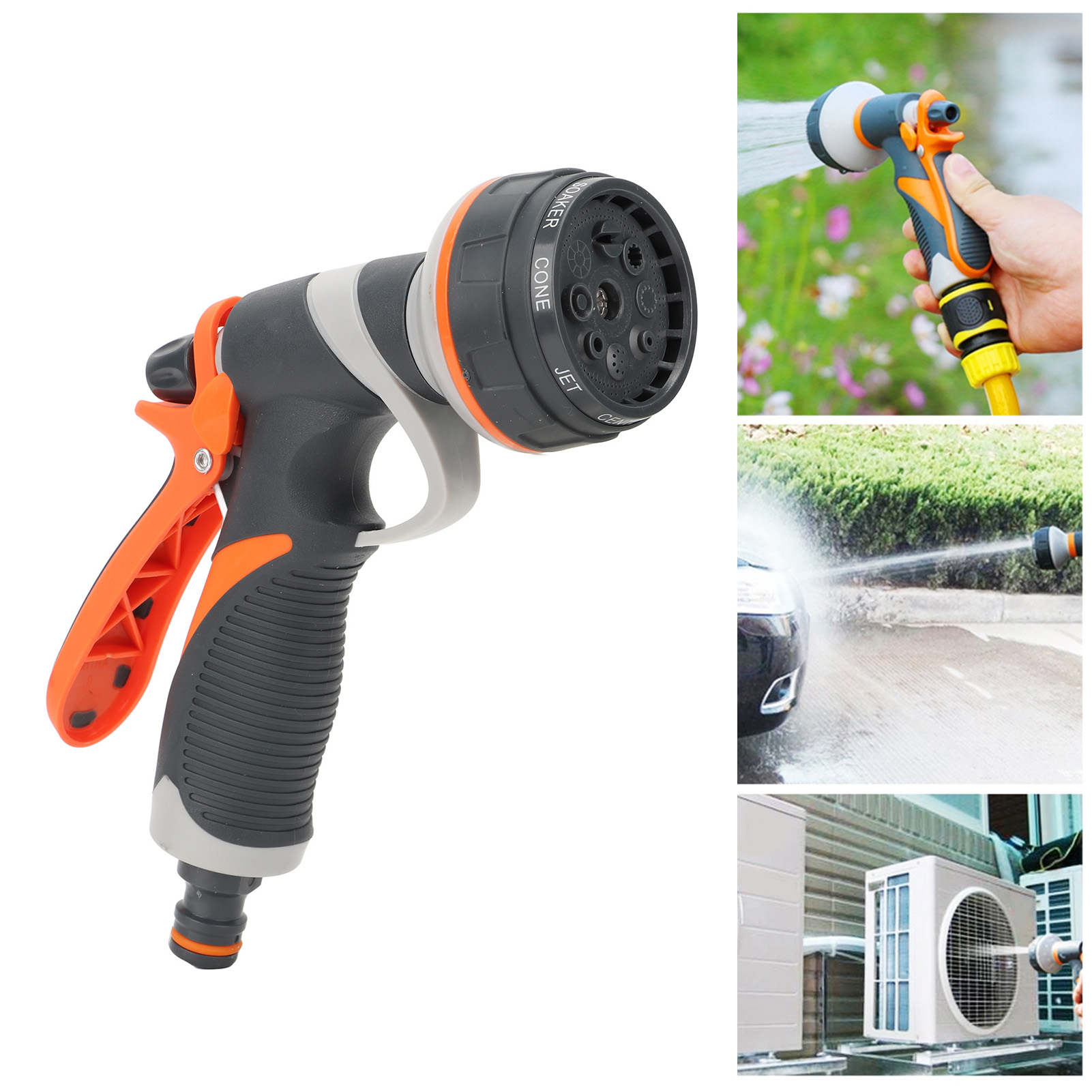 4-teiliges Gartenbewässerungspistolen-set, Gemüsesprenger, Gartensprenger, Autowaschpistole