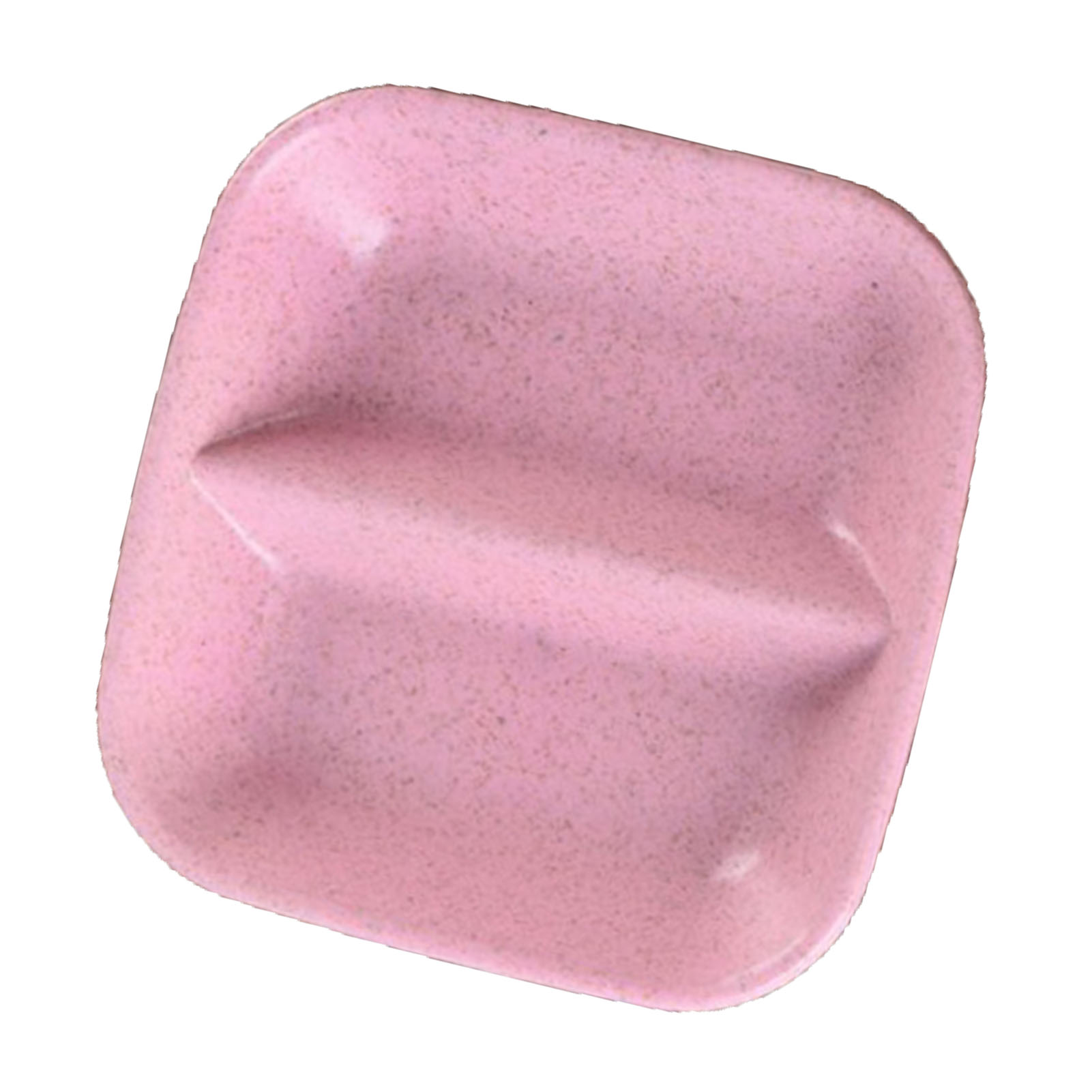 Kleine, Zweigeteilte Schale Aus Weizenstroh, Geeignet Für Gewürze, Essig, Sojasauce, Als Beilage, Geschirr, Servierschale, Rosa